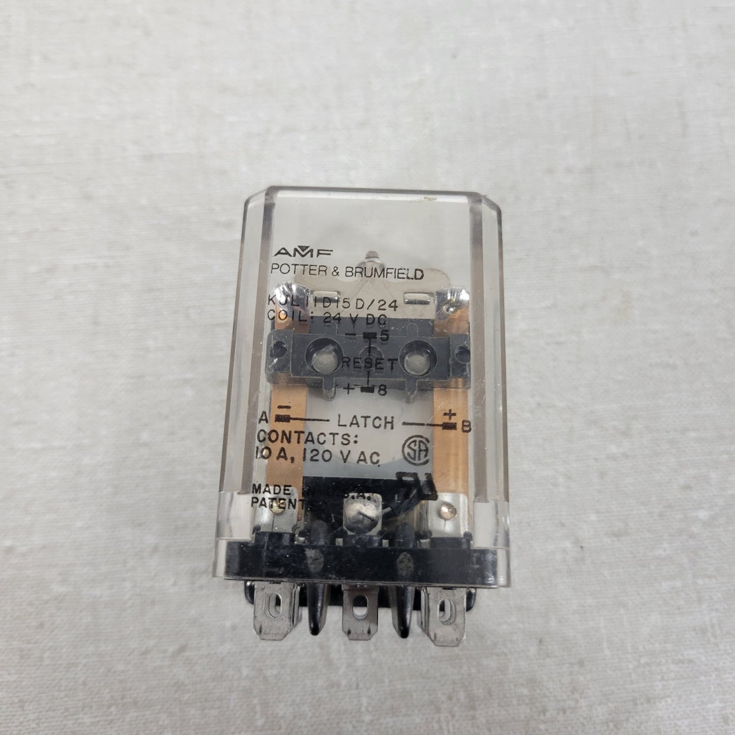 AMF Potter & Brumfield KUL11D15D 24V 10A General Purpose Relay