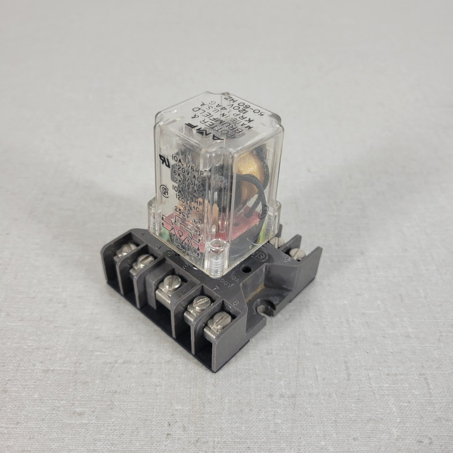 AMF Potter & Brumfield KRP14AG 10A 120VAC and Breakout Connector Board