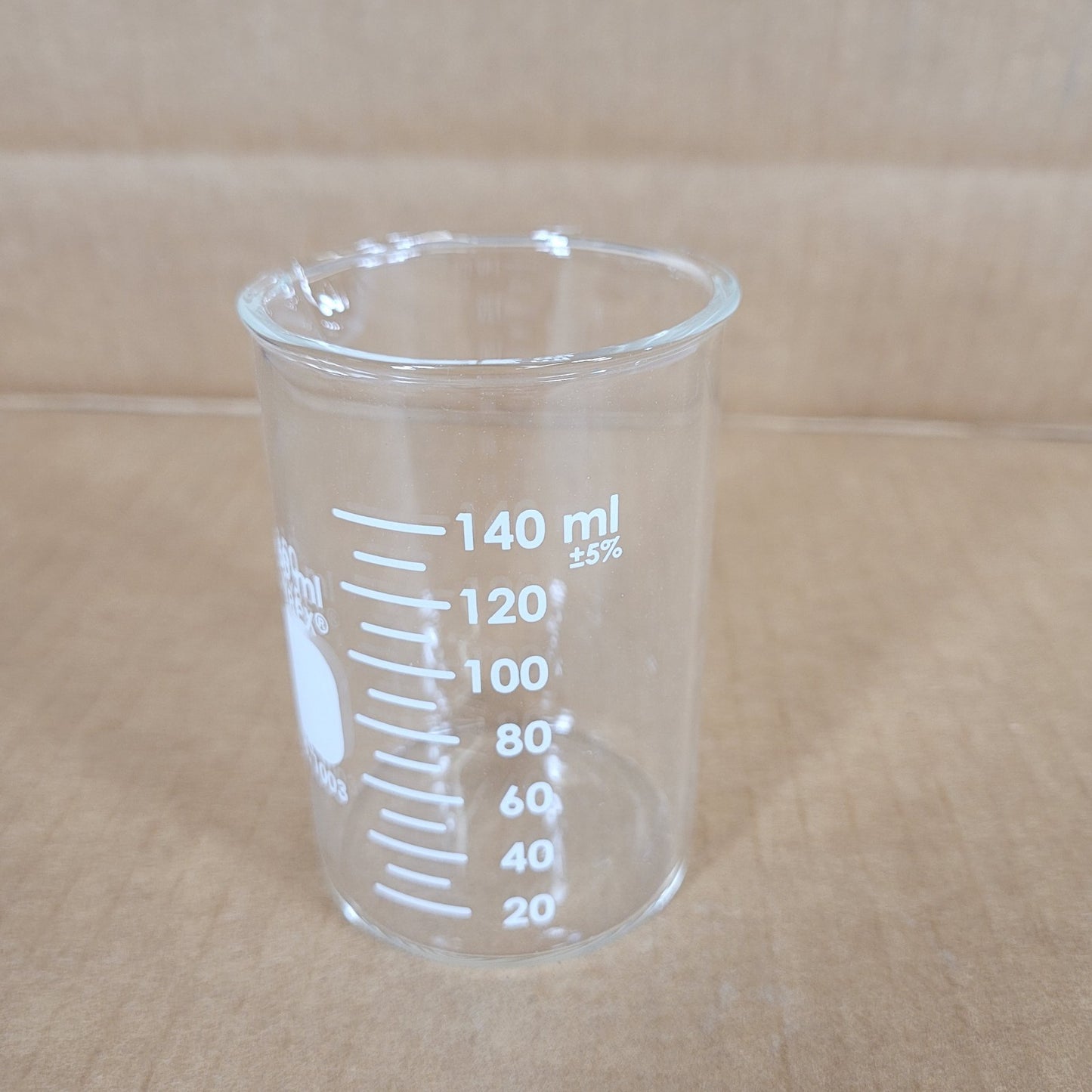 Corning Pyrex 150mL 1003-150 Griffin Beaker Glass Form Durable Heavy Duty 11pk