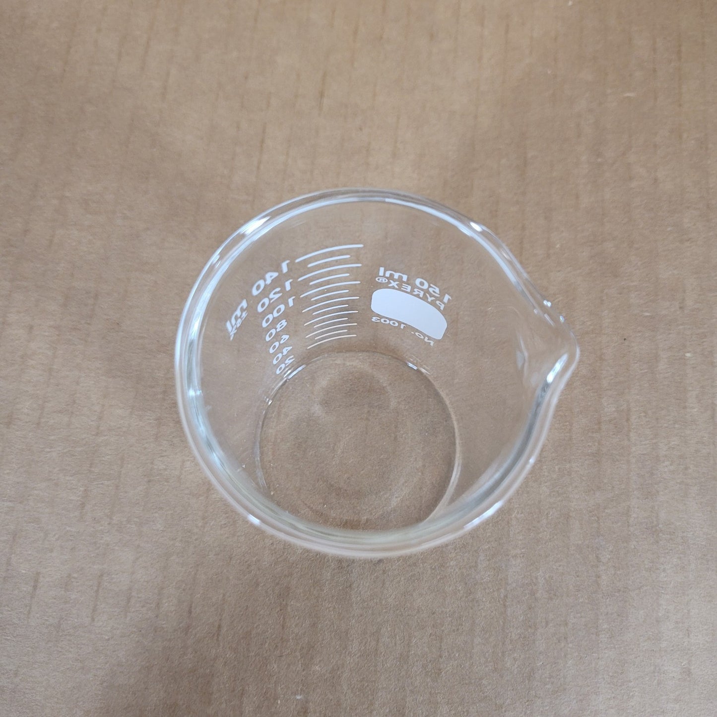 Corning Pyrex 150mL 1003-150 Griffin Beaker Glass Form Durable Heavy Duty 11pk