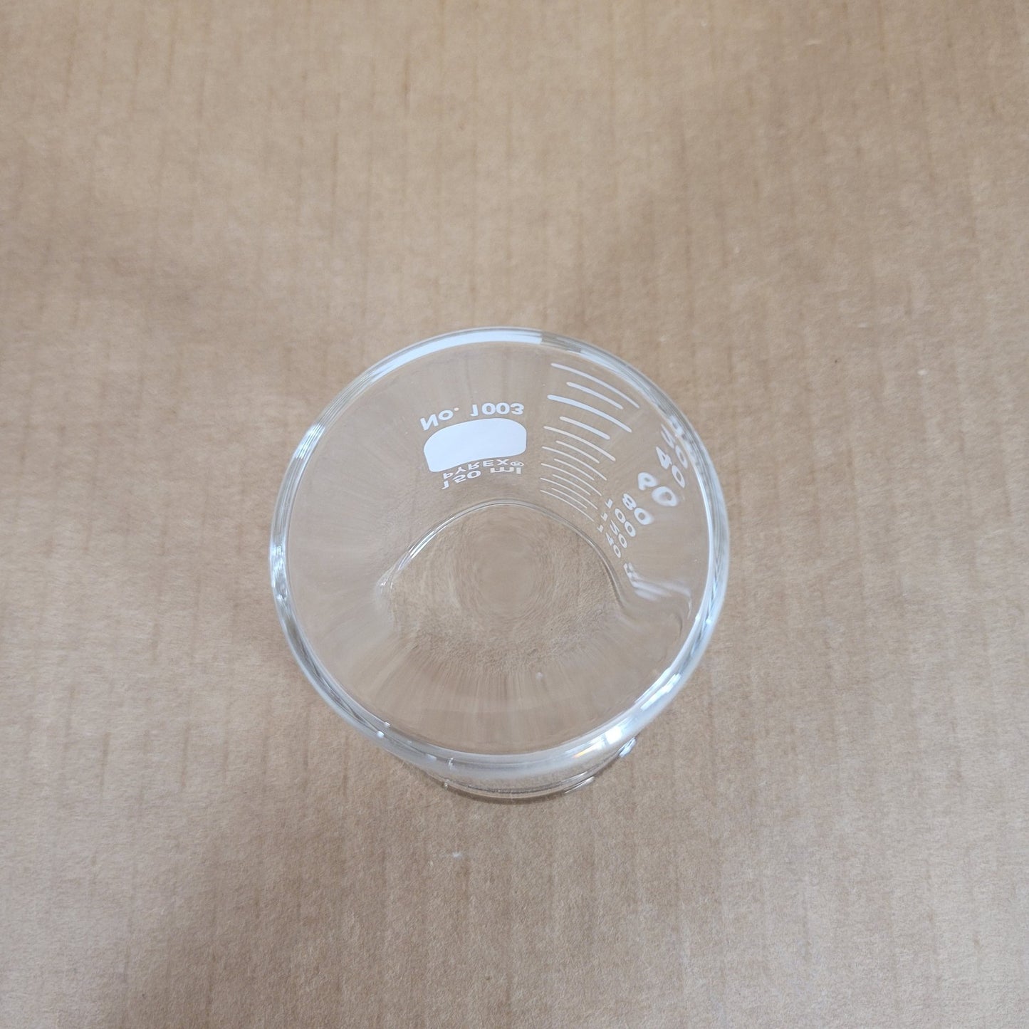 Corning Pyrex 150mL 1003-150 Griffin Beaker Glass Form Durable Heavy Duty 11pk