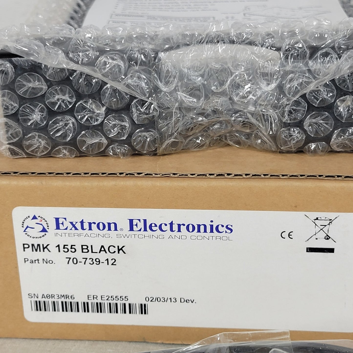 Extron Electronics PMK 155 Black Pole And Cable Cubby Mounting Kit 70-739-12