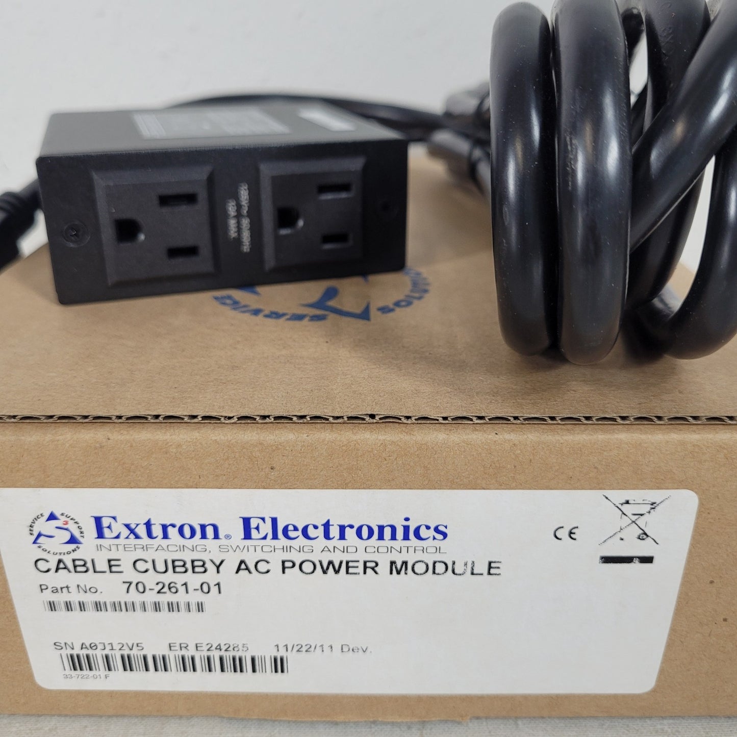 Extron Electronics 70-261-01 Cable Cubby AC Power Module