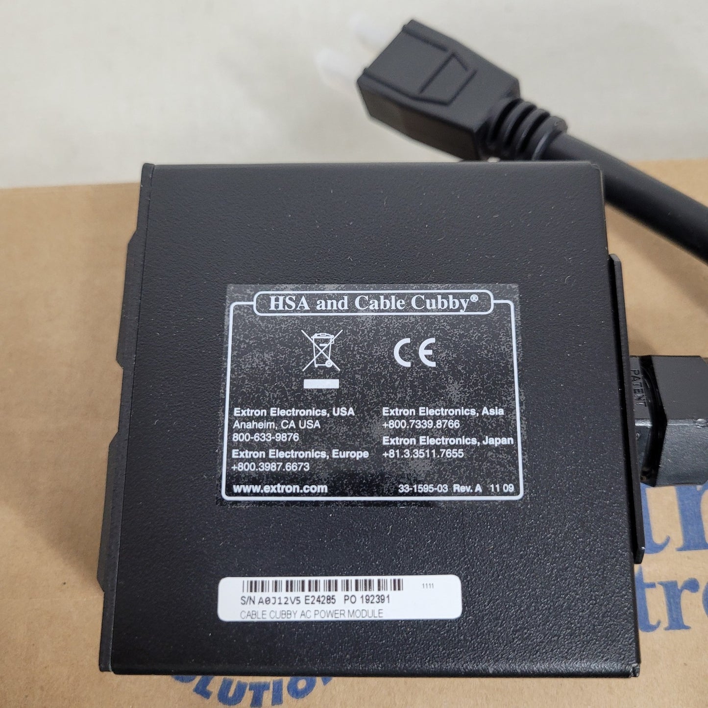 Extron Electronics 70-261-01 Cable Cubby AC Power Module