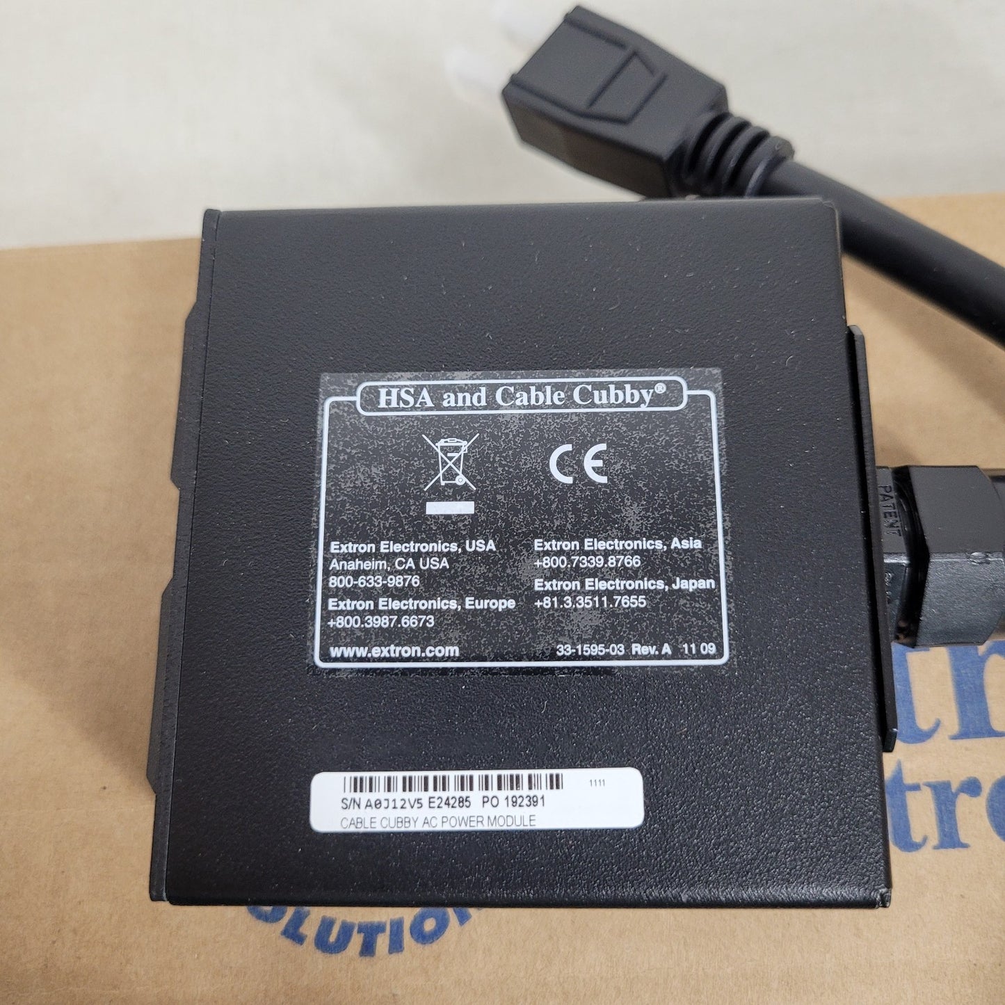 Extron Electronics 70-261-01 Cable Cubby AC Power Module