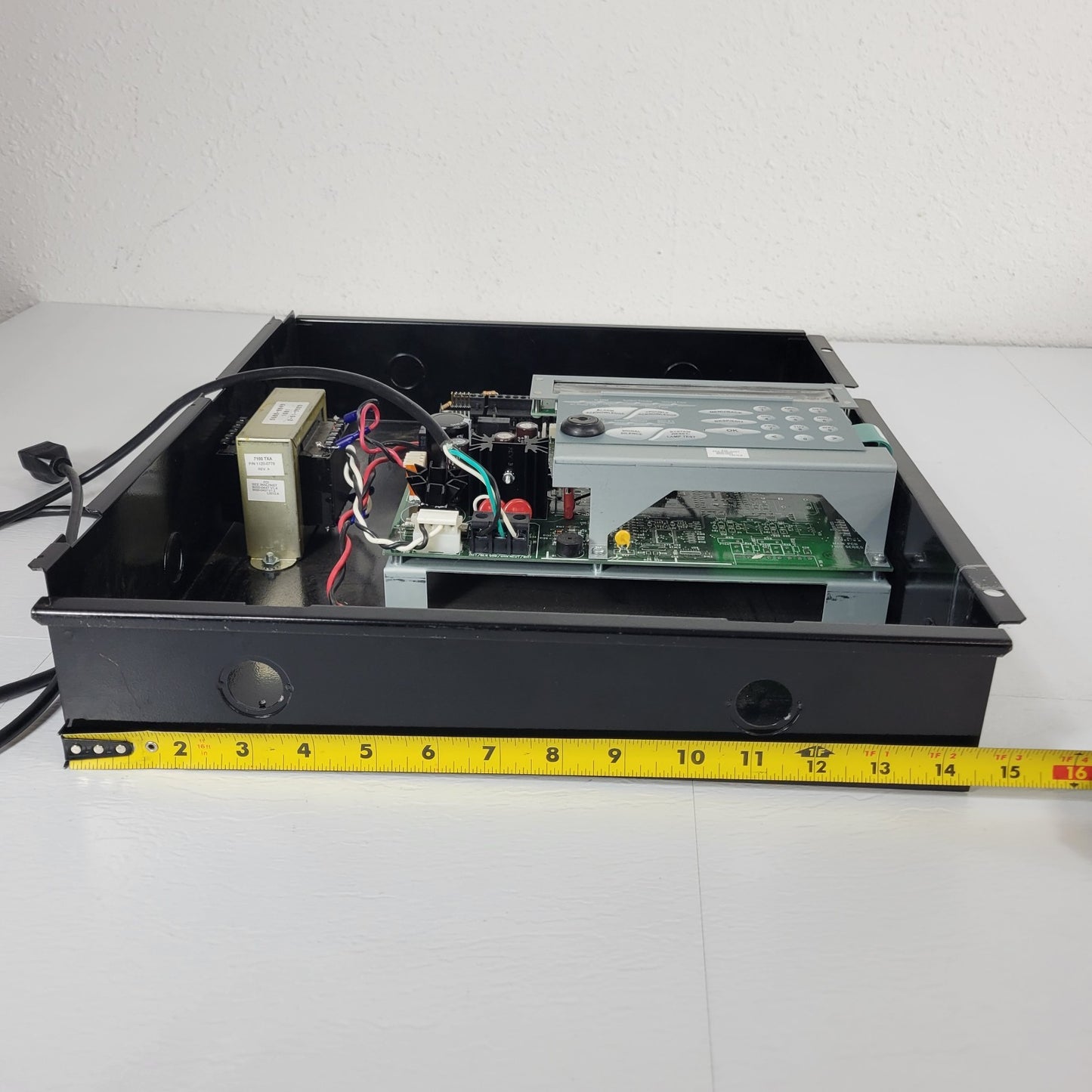 FCI Gamewell 7100 L3012B Fire Alarm Control Panel Box BF-9511 SLC Multiprocessor