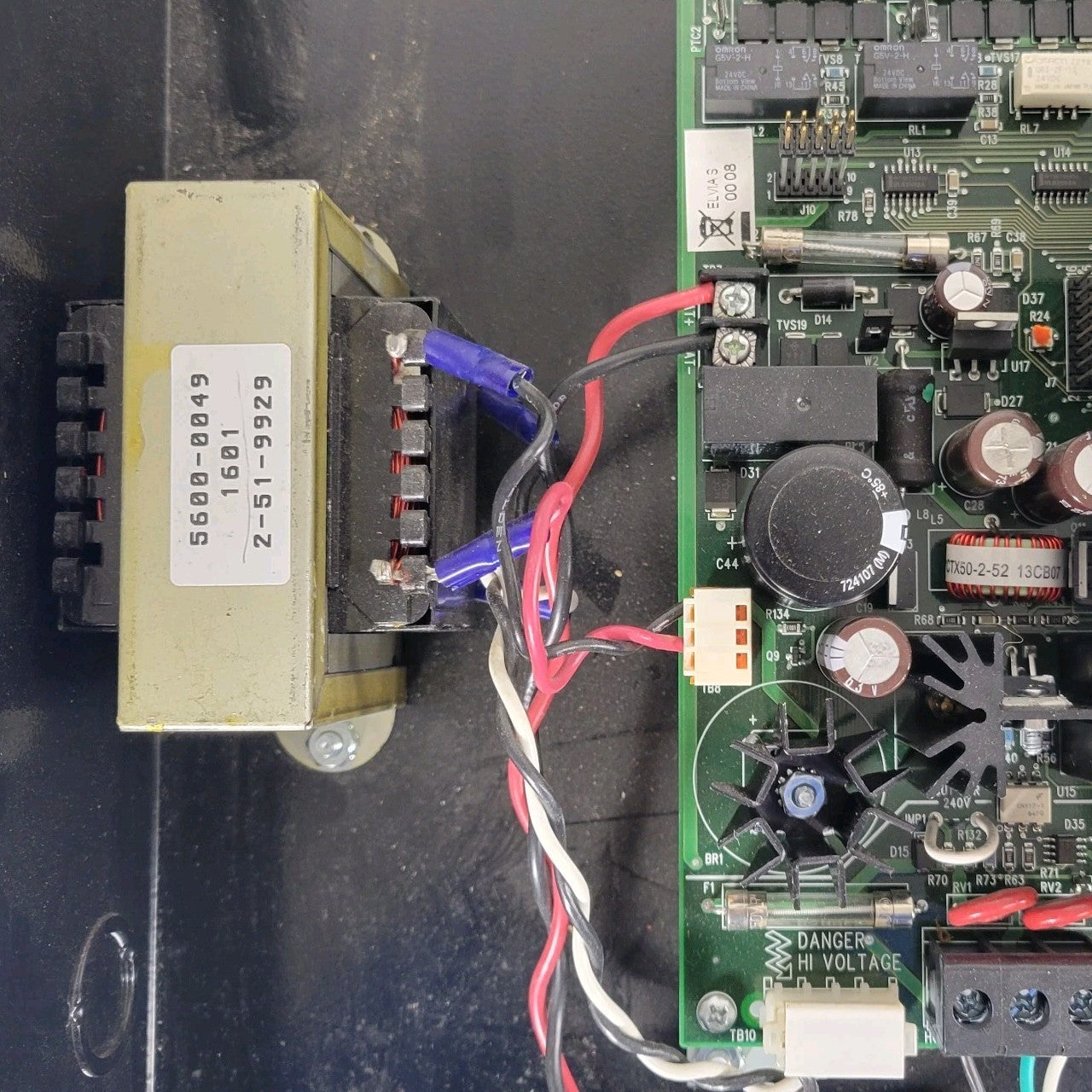 FCI Gamewell 7100 L3012B Fire Alarm Control Panel Box BF-9511 SLC Multiprocessor