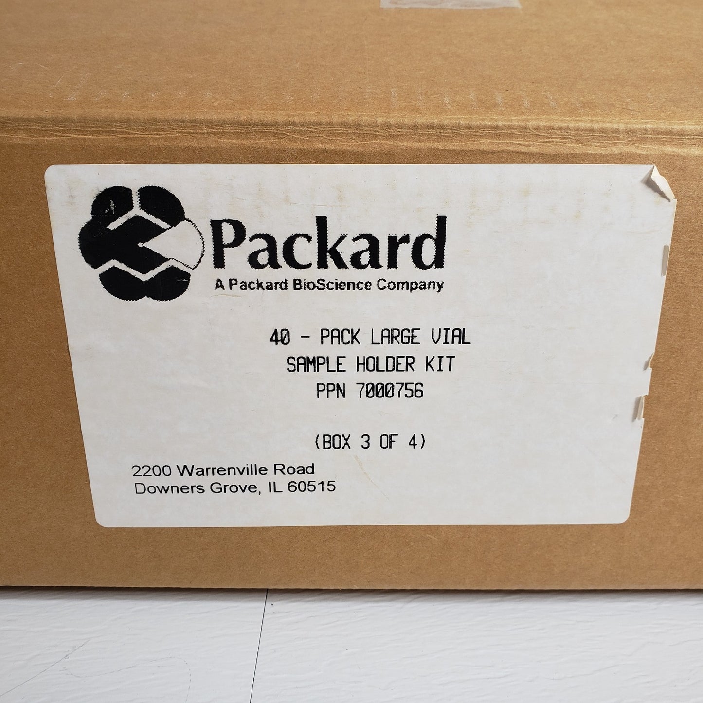 Packard 7000756 10x Large Vial Sample Holder Kits 12 Slots Per Rack Tri-Carb