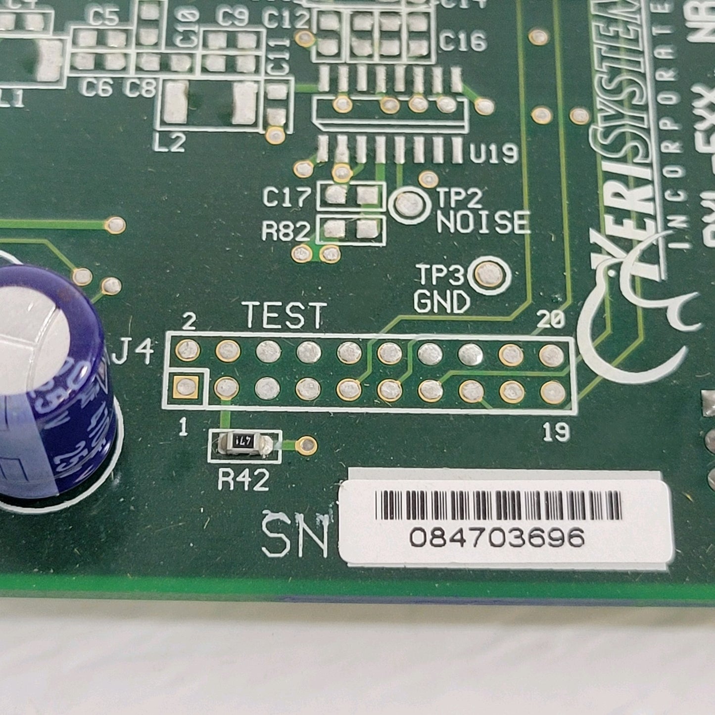 Keri Systems PXL-5XX NR LC-5XX NR Single Door Alarm Circuit Board 04296-002 D