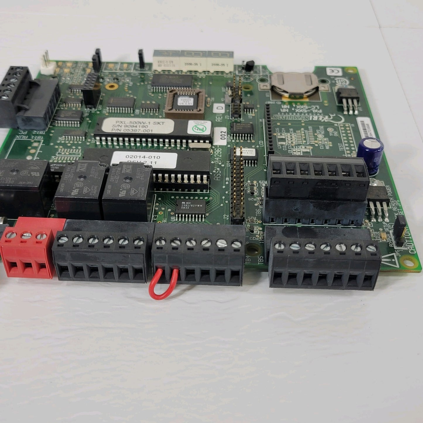 Keri Systems PXL-5XX NR LC-5XX NR Single Door Alarm Circuit Board 04296-002 D