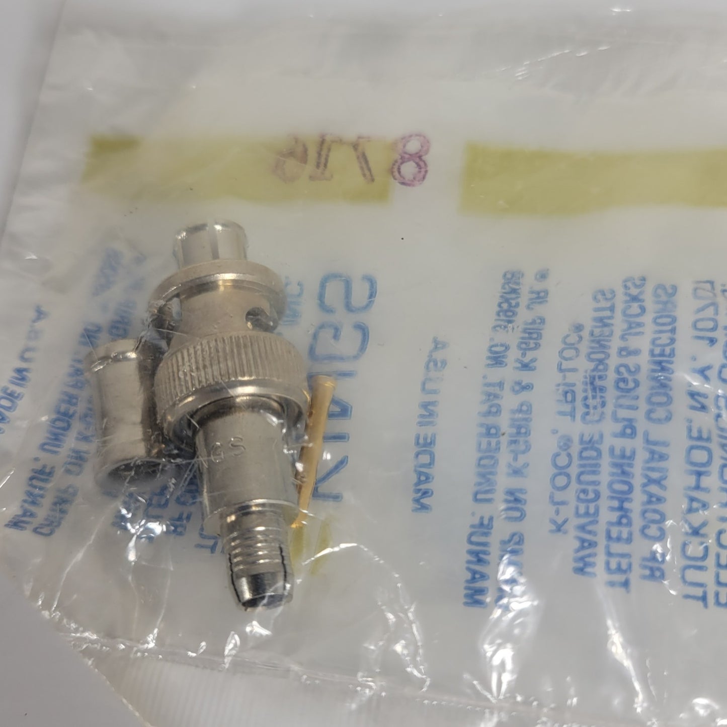 Kings Electronics 1705-1 RF Coaxial SHV Plug Straight Male 300 MHz