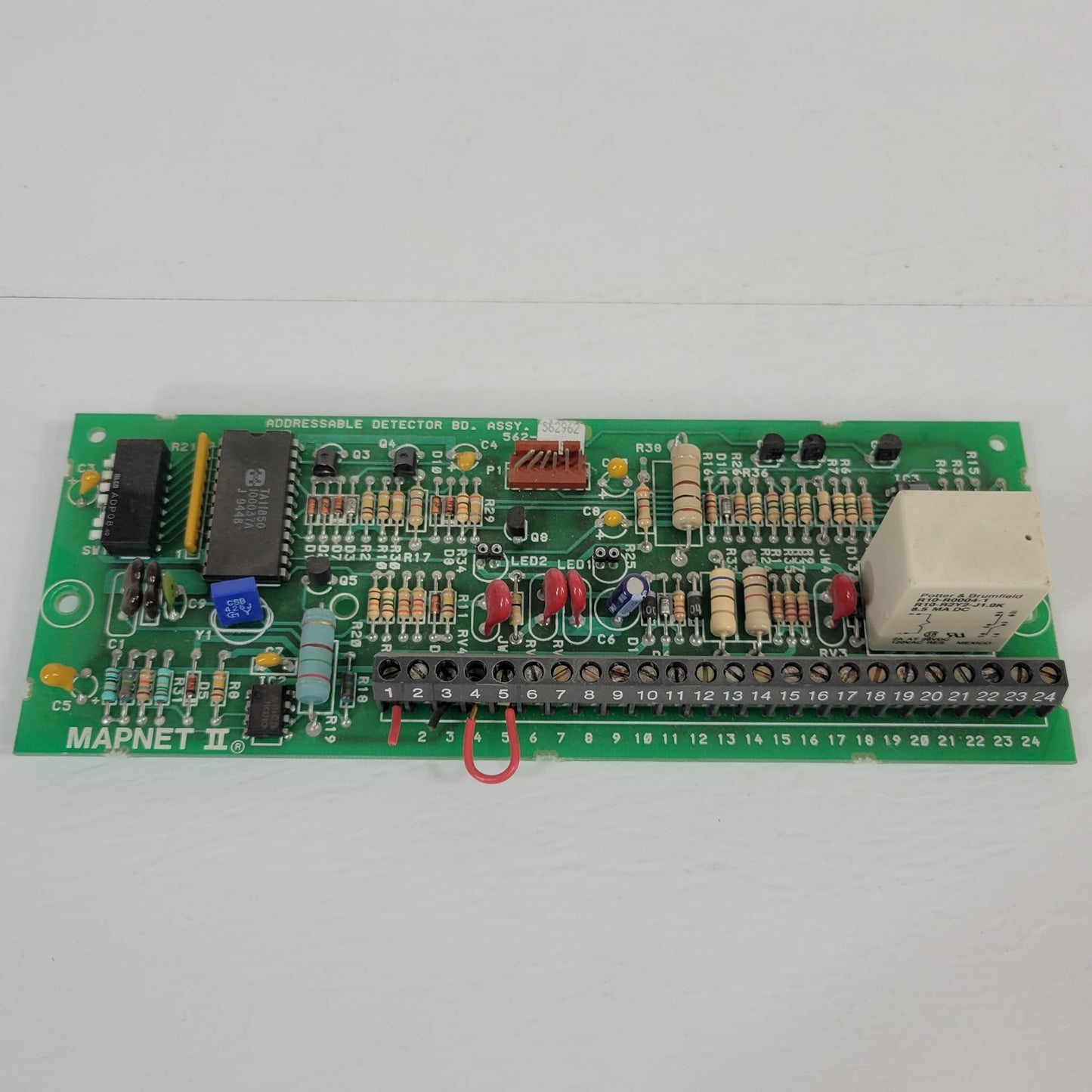 Simplex Mapnet II Fire Alarm 562- J 0595 Rev D Addressable Detector Circuit