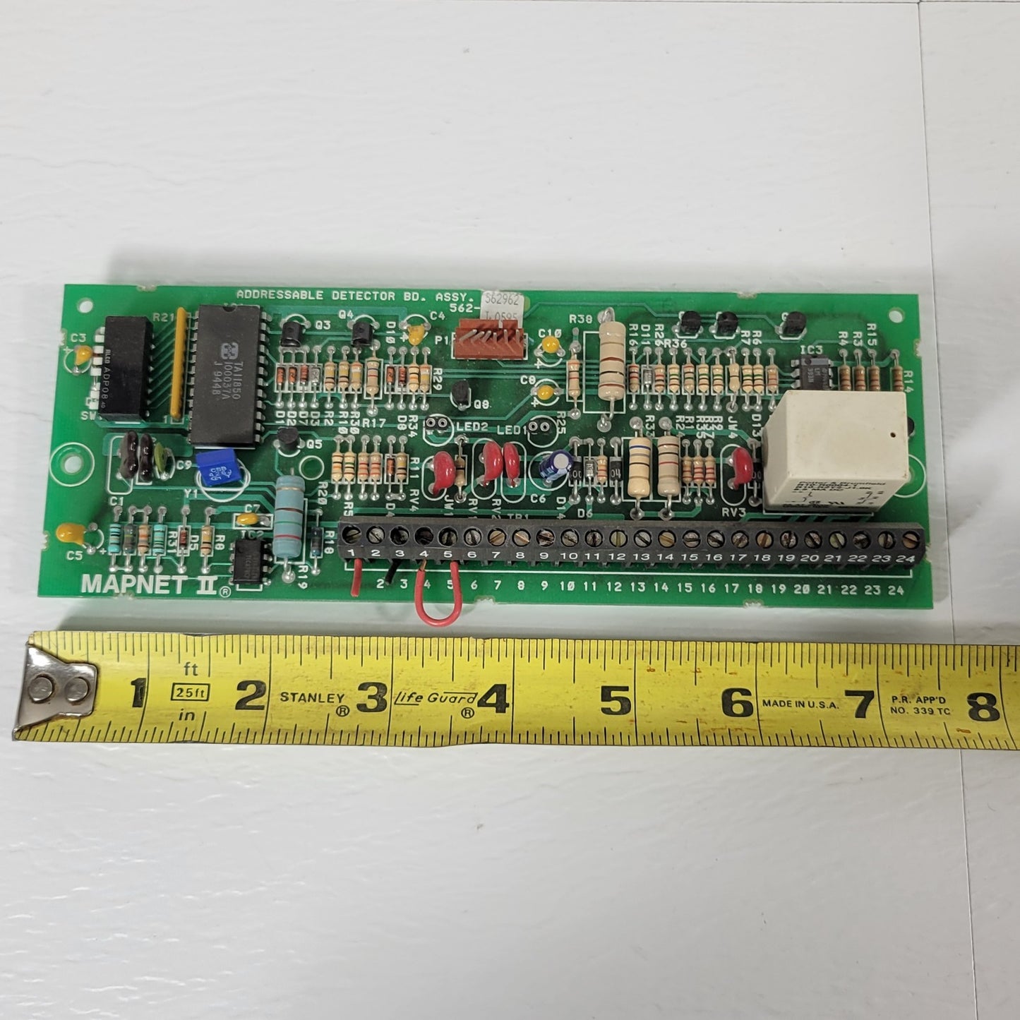 Simplex Mapnet II Fire Alarm 562- J 0595 Rev D Addressable Detector Circuit