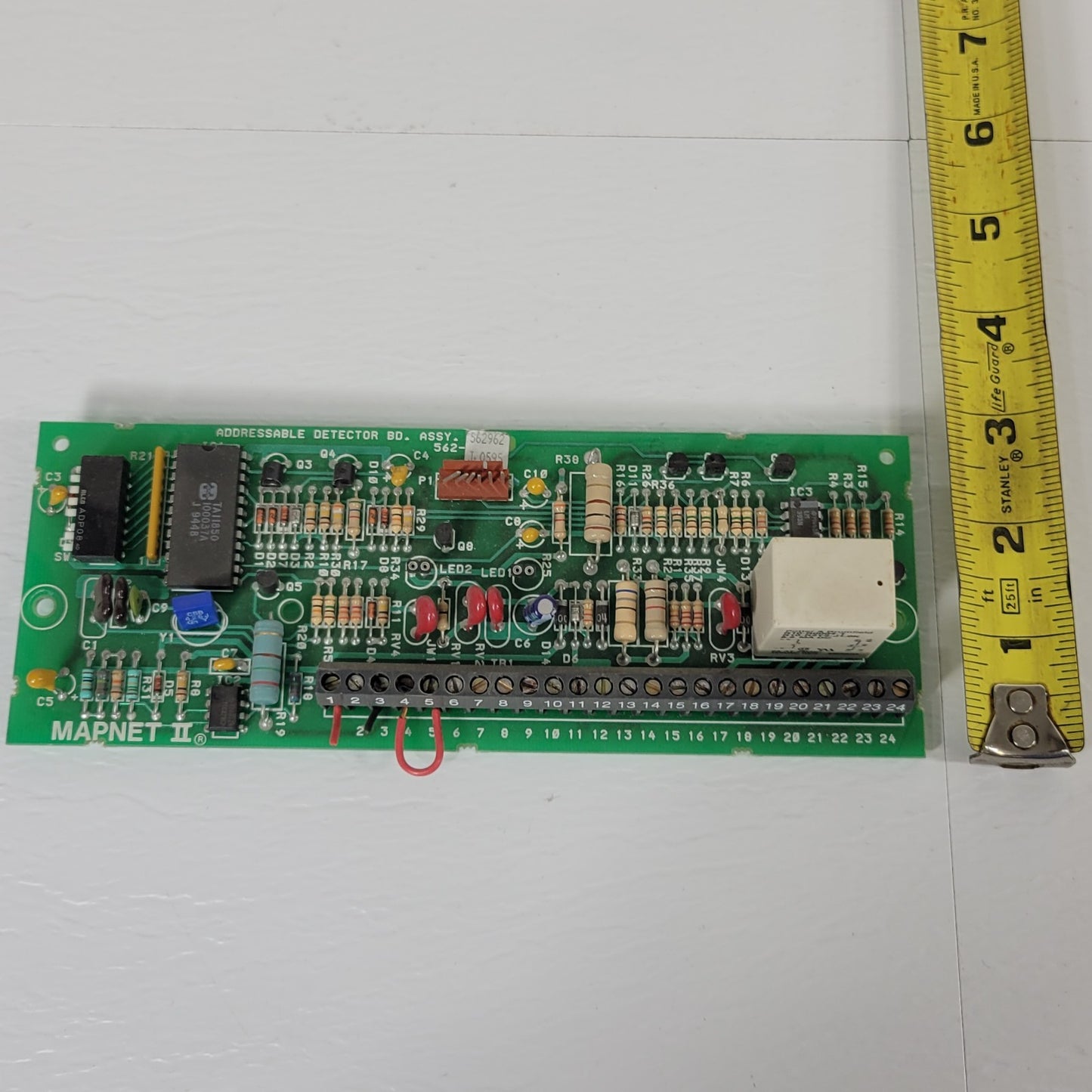 Simplex Mapnet II Fire Alarm 562- J 0595 Rev D Addressable Detector Circuit