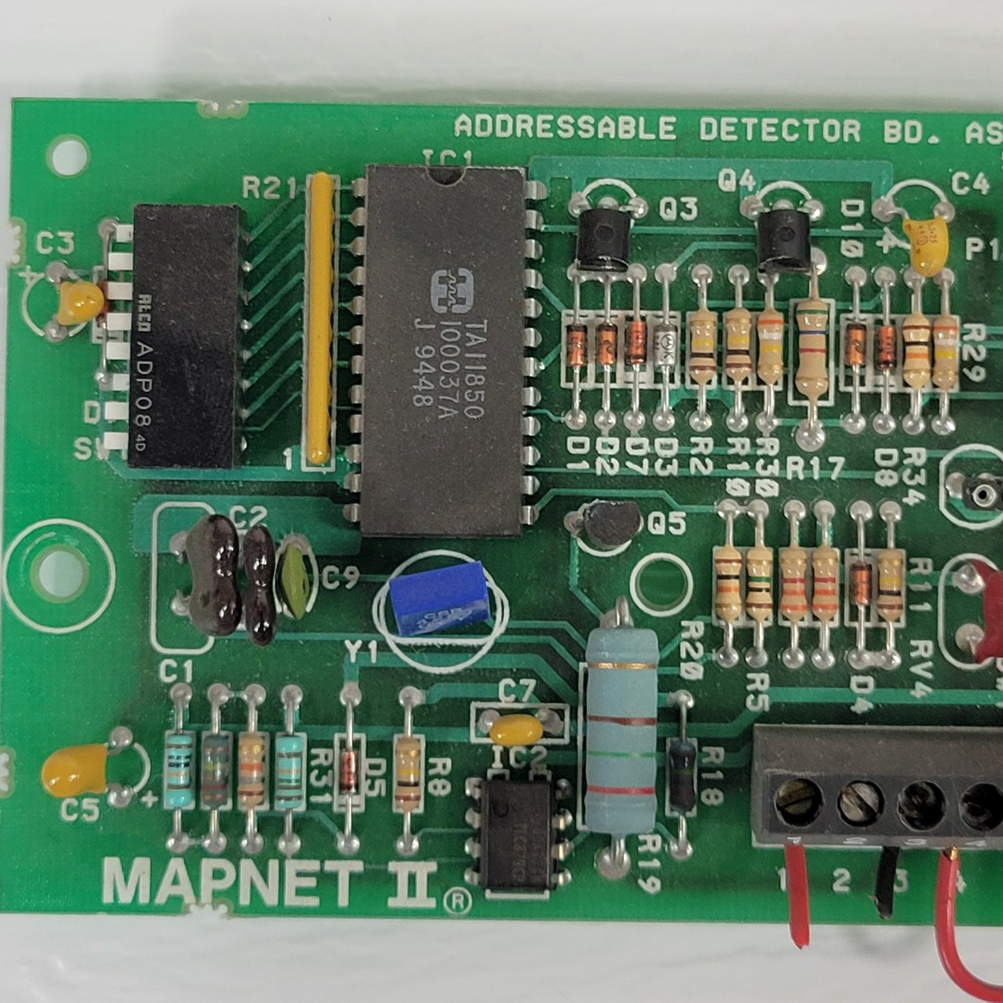 Simplex Mapnet II Fire Alarm 562- J 0595 Rev D Addressable Detector Circuit
