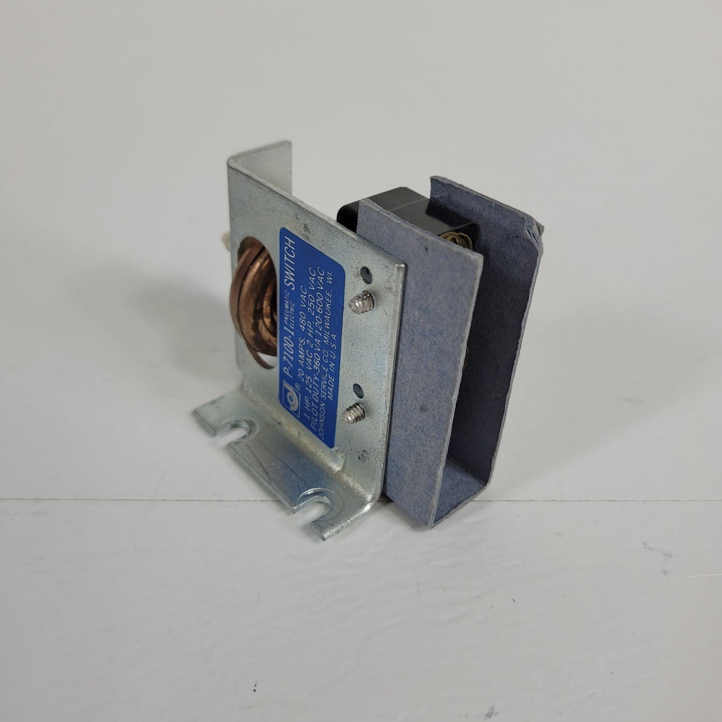 Johnson Service Co P-7100-1 Pneumatic Electric Switch 20A 480VAC SPDT
