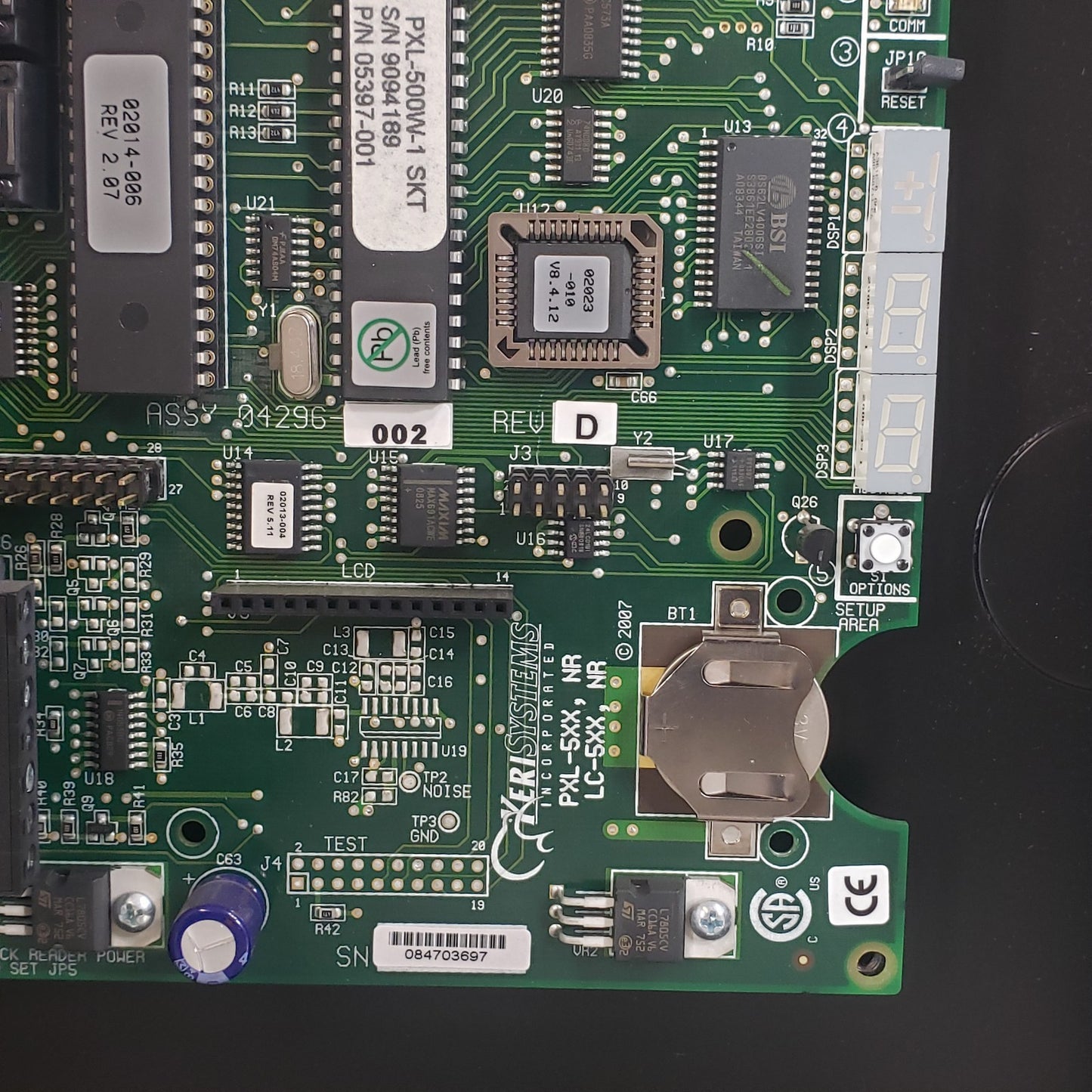 Keri PXL-5XX NR LC-5XX Door Access Control Board with Enclosure No Lock On Box