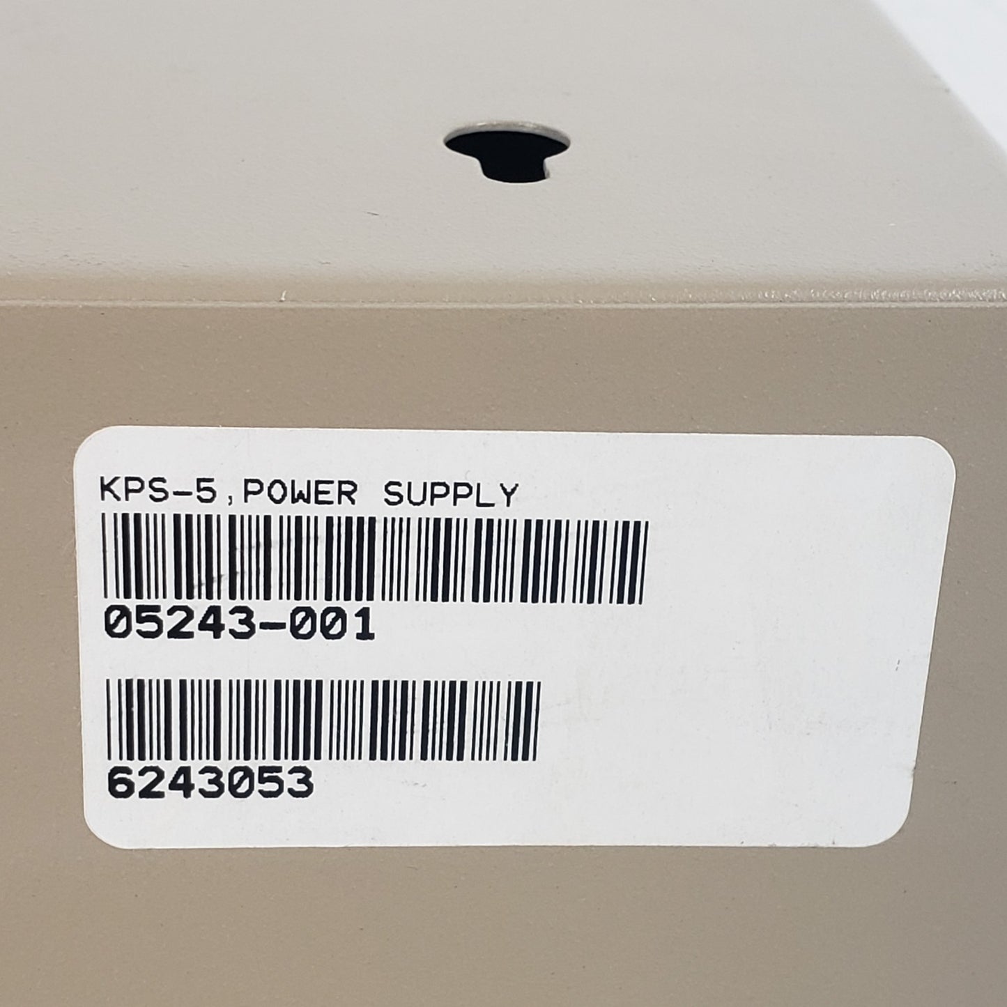 KPS-5 Power Supply Box 05243-001 7" X 8" X 4" Tan Control Board Box