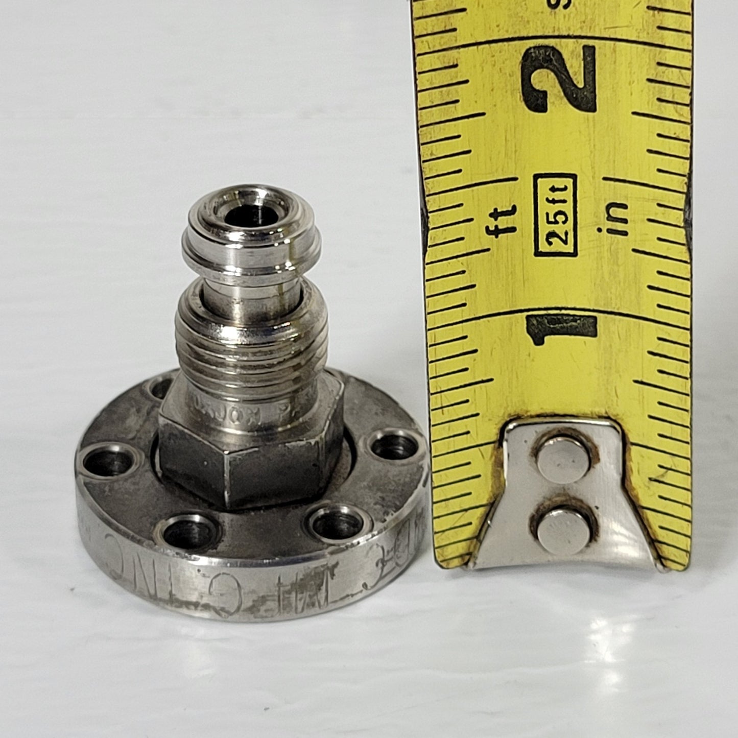 MDC 1.33" CF Conflat DN16CF To 1/4" Male VCR Adjustable Adapter High Vacuum SS