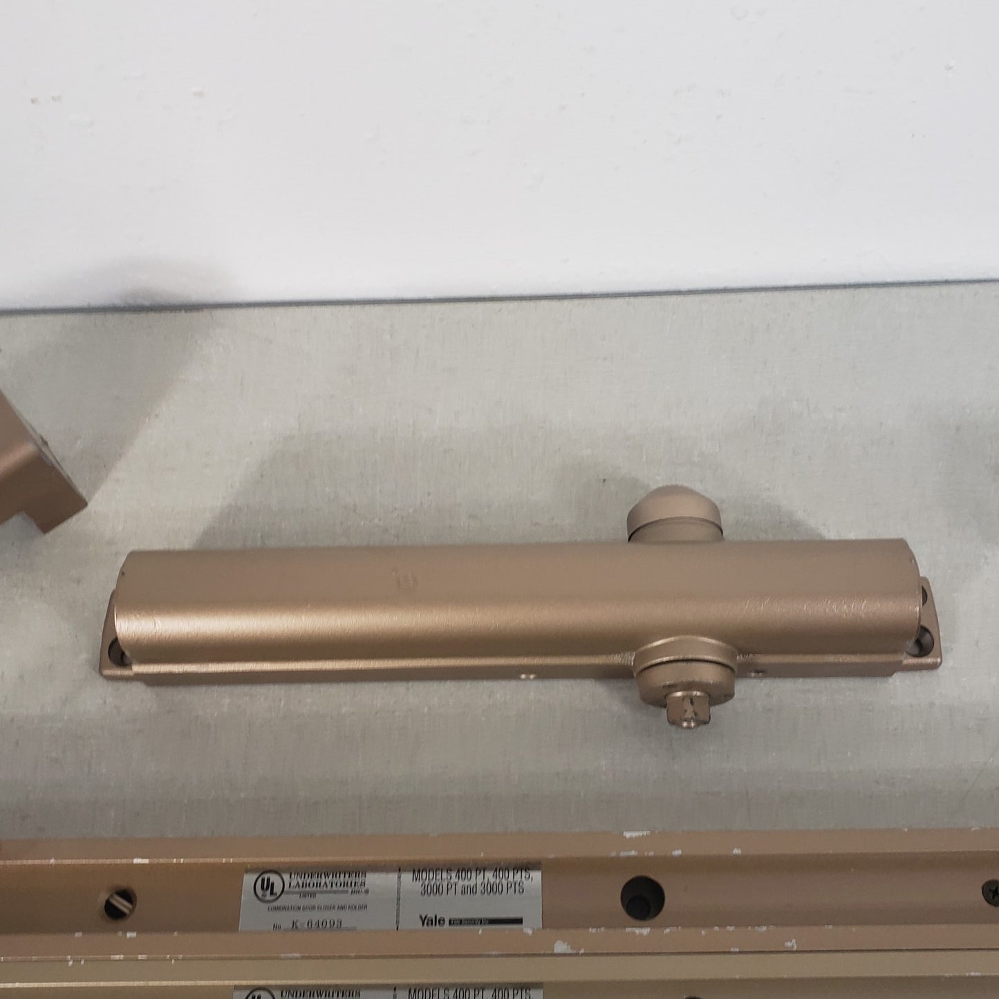 Yale Door Rail Closer Parts Bronze Finish Not Complete Set 400PT 400PTS 3000PT