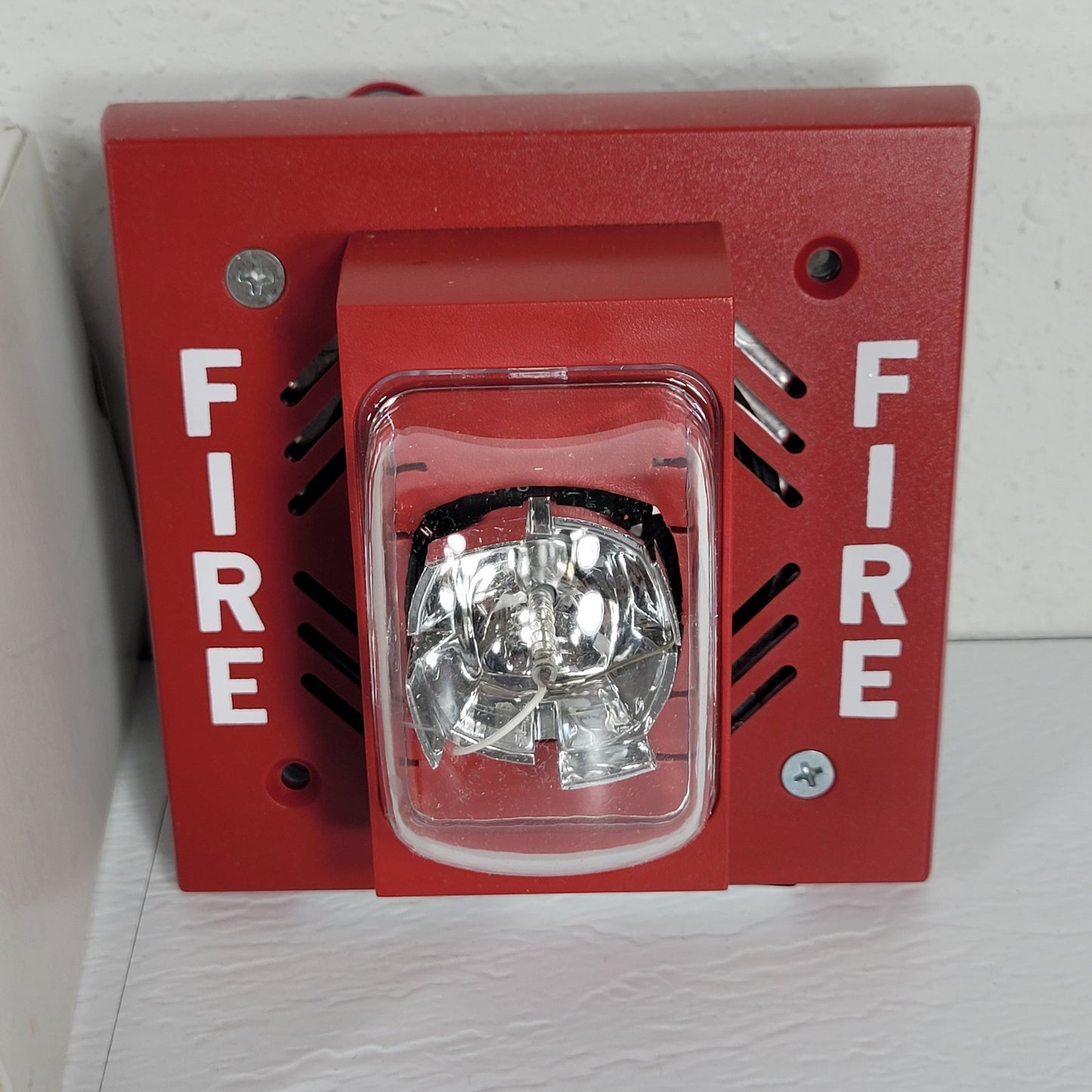 Faraday 5394B1424 Electronic Chime w/ Strobe Fire Alarm Red 500-699715FA