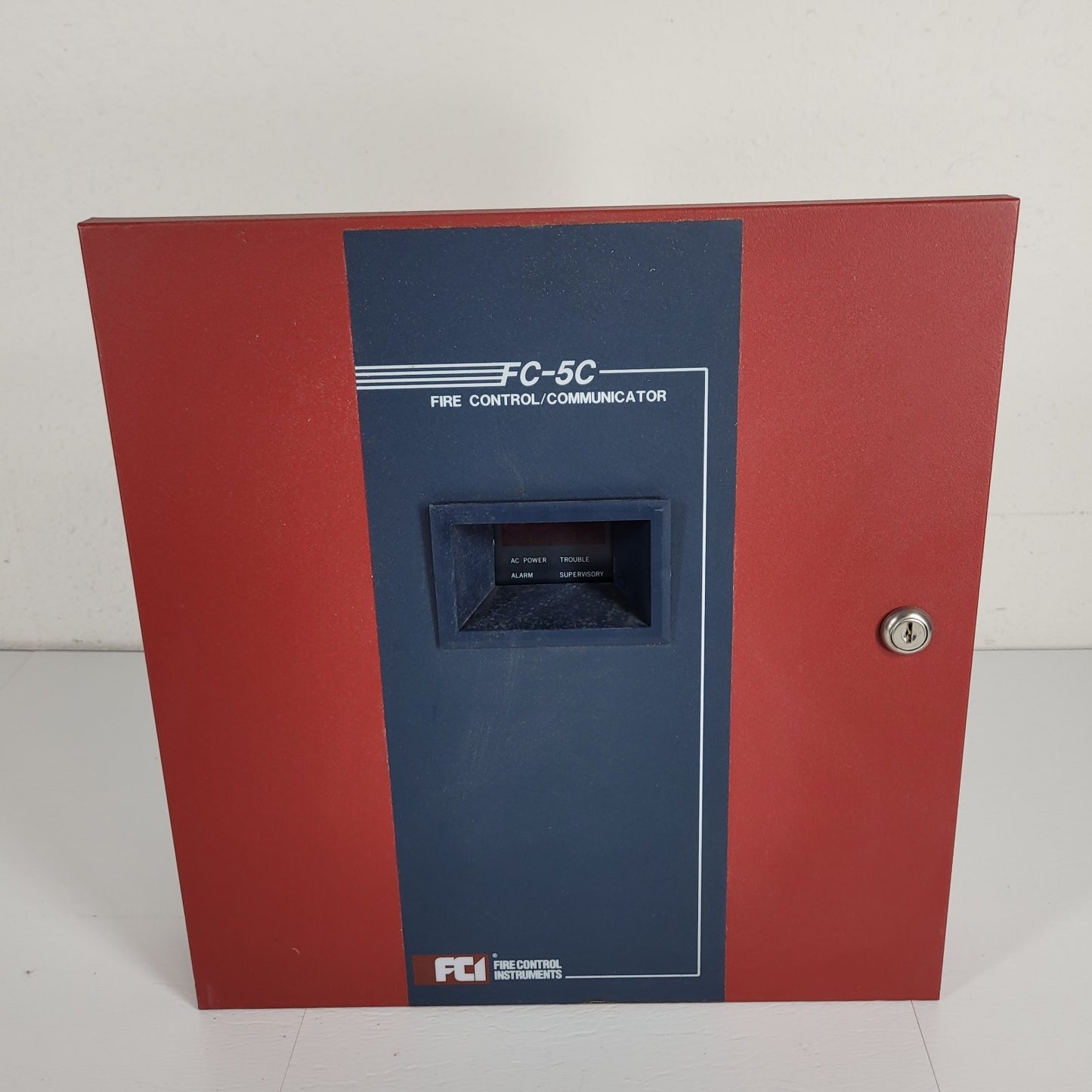 FCI FC-5C Fire Control Communicator Box FACP 5024UD-PCC Rev. W- KEY BROKEN