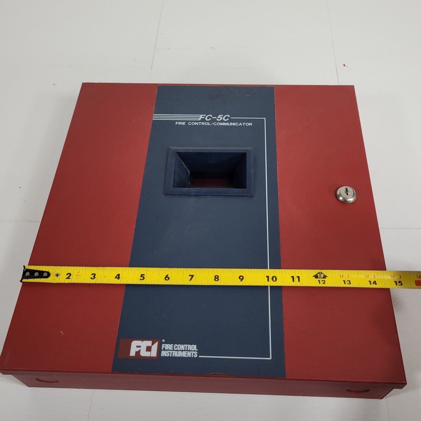 FCI FC-5C Fire Control Communicator Box FACP 5024UD-PCC Rev. W- KEY BROKEN