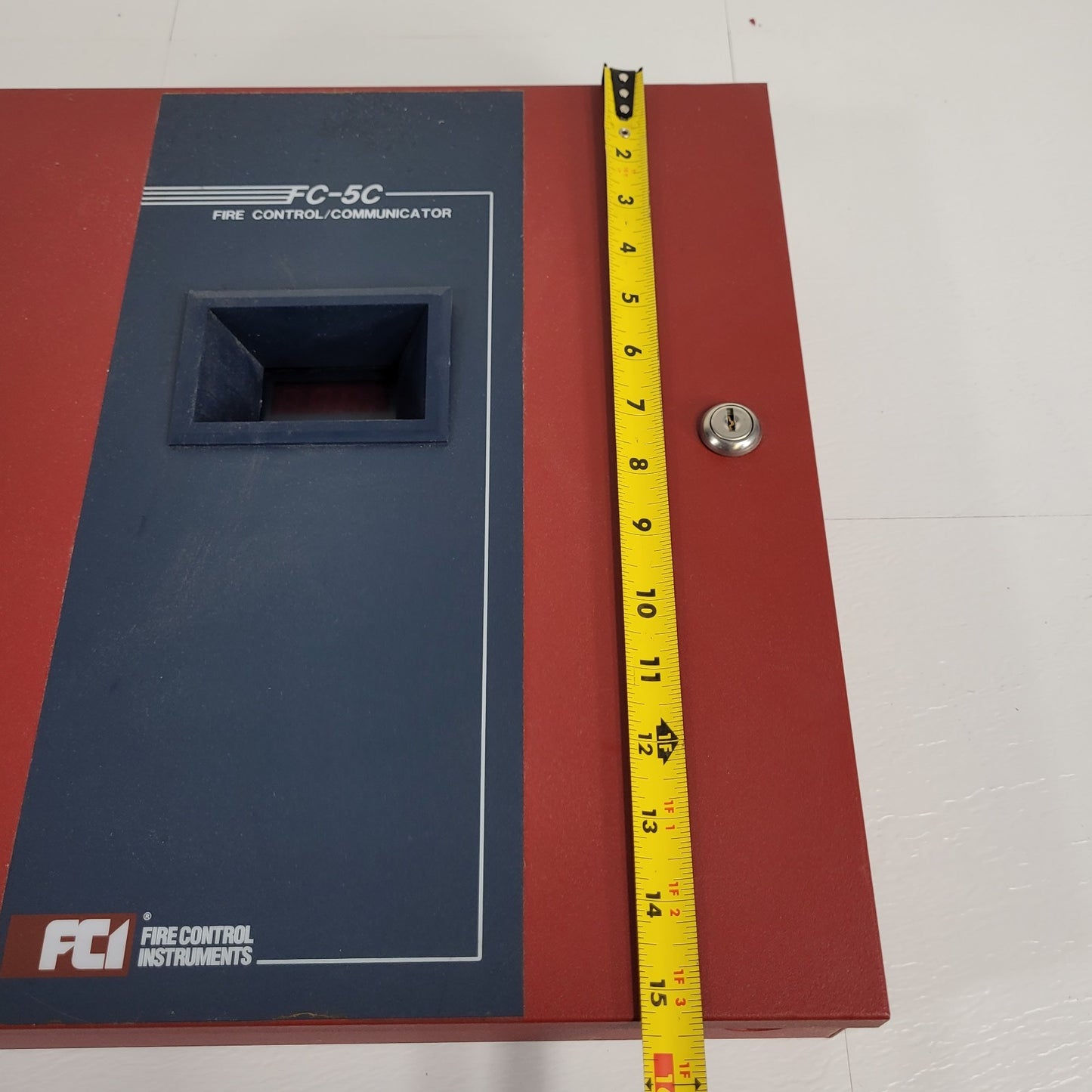 FCI FC-5C Fire Control Communicator Box FACP 5024UD-PCC Rev. W- KEY BROKEN