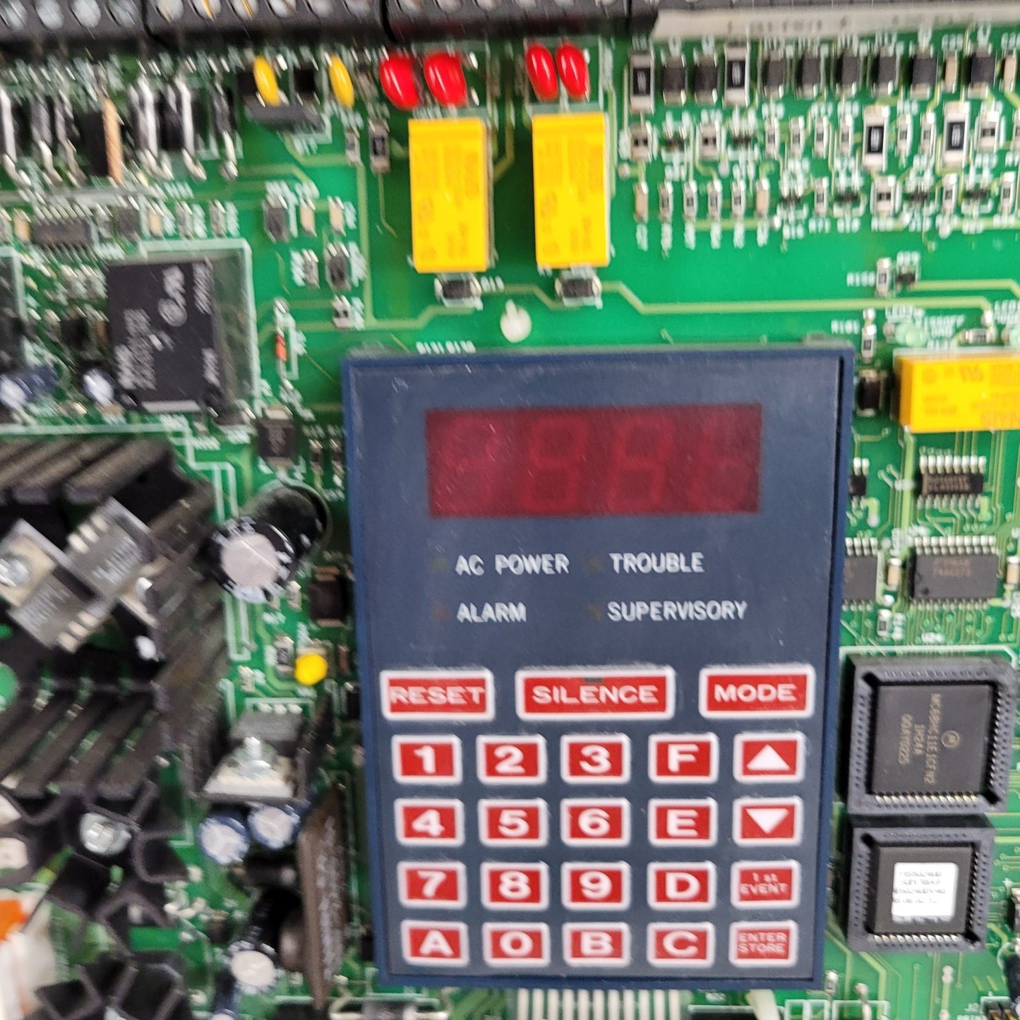 FCI FC-5C Fire Control Communicator Box FACP 5024UD-PCC Rev. W- KEY BROKEN