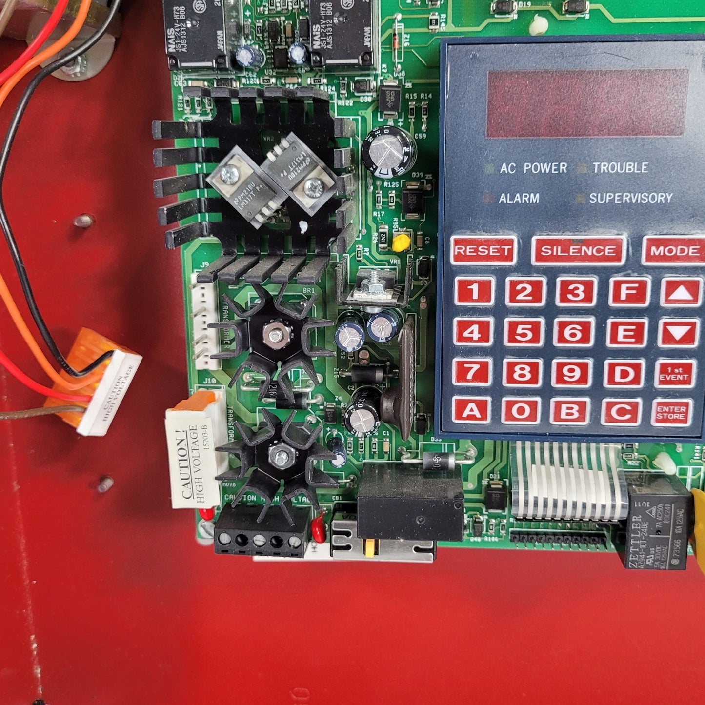 FCI FC-5C Fire Control Communicator Box FACP 5024UD-PCC Rev. W- KEY BROKEN