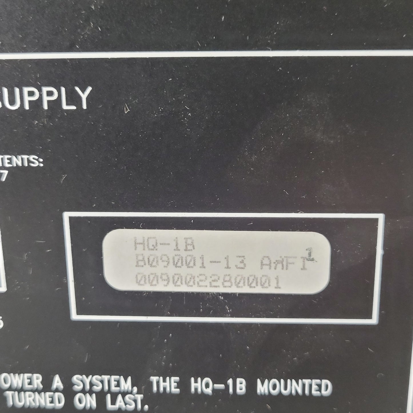 Ektacom HQ-1B Nurse Call DC Power Supply Class 2 B09001-13 ARFI 28VDC 15VDC 5VDC