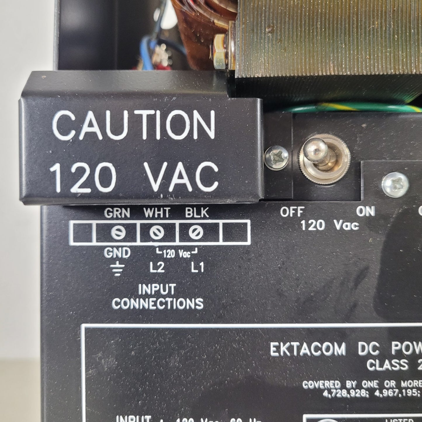 Ektacom HQ-1B Nurse Call DC Power Supply Class 2 B09001-13 ARFI 28VDC 15VDC 5VDC