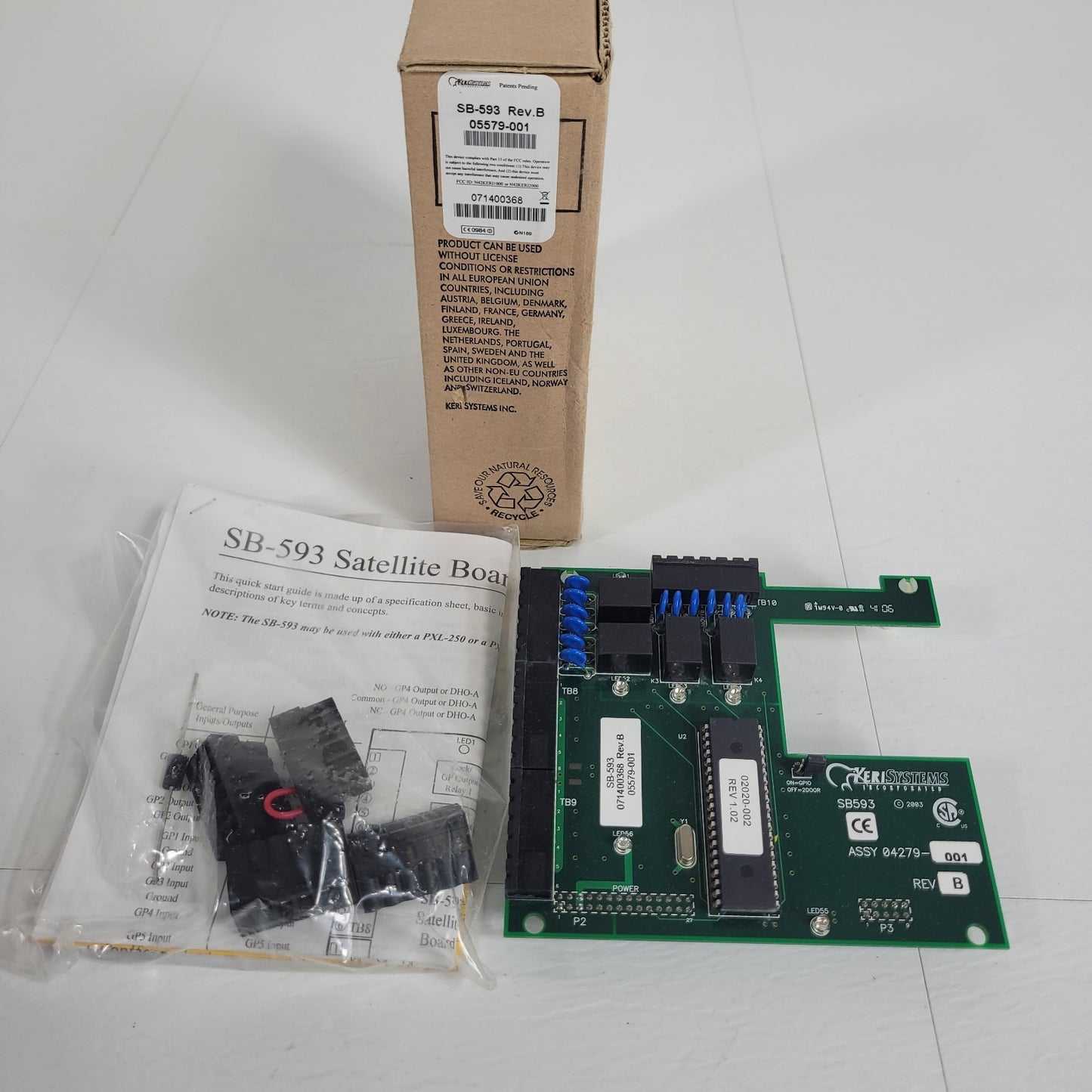 Keri Systems SB-593-1 Satellite Board  05379-001 Assy 04379-001