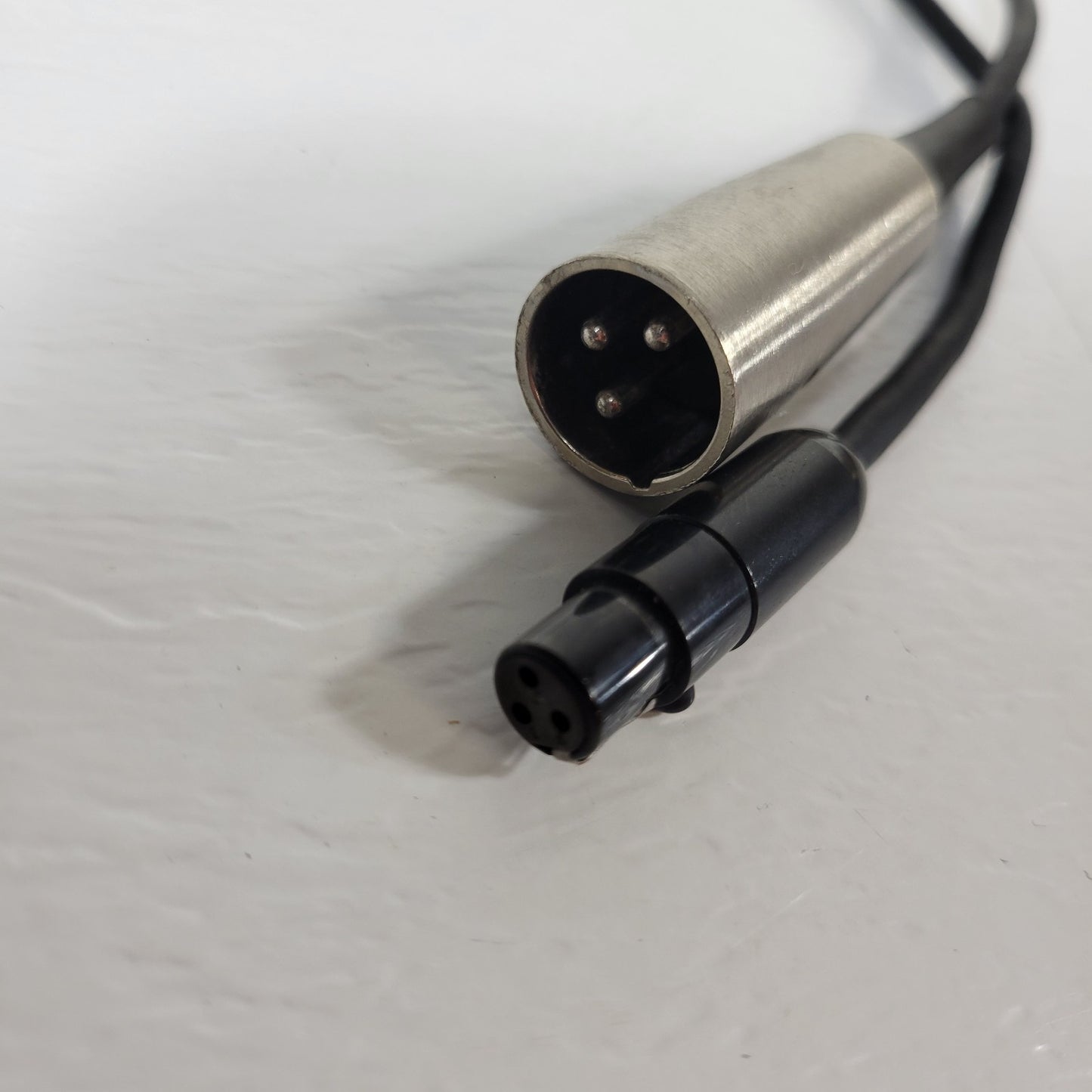 Shure Male XLR3 To Female Mini XLR TA3 12' Balanced Extension Microphone Cable