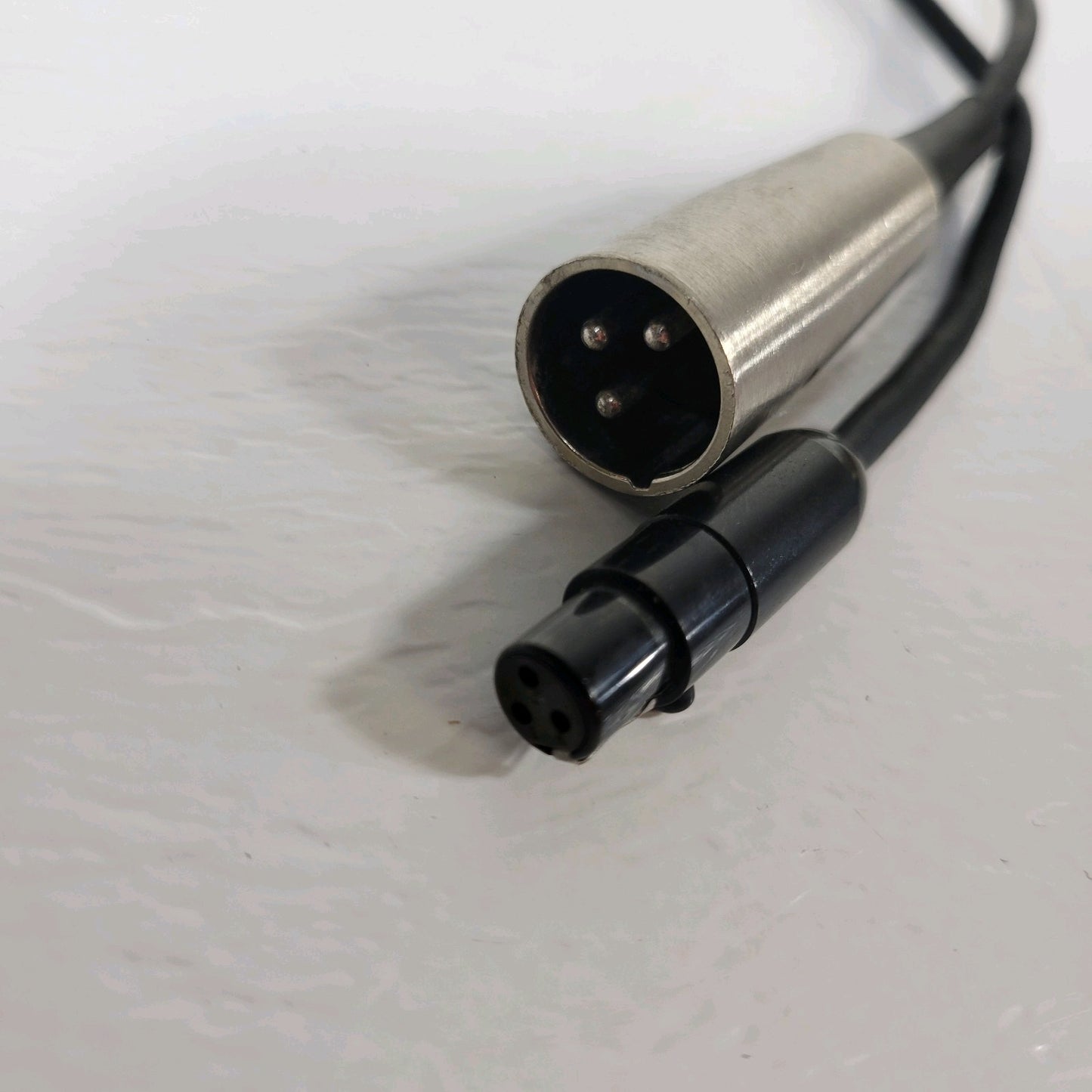 Shure Male XLR3 To Female Mini XLR TA3 12' CUSTOM PIN Extension Lavalier Cable