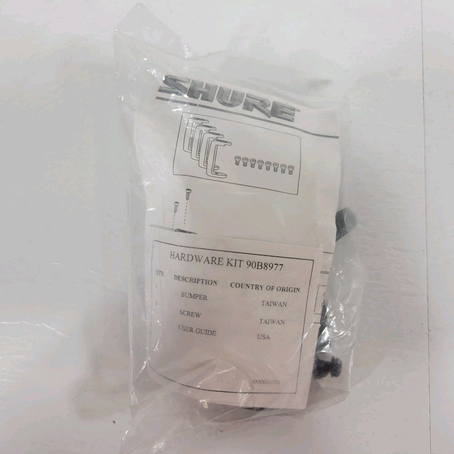 Shure Accessory Lot - 3x Microphone Bags 2x Stand Holders Protective Bumper Kit