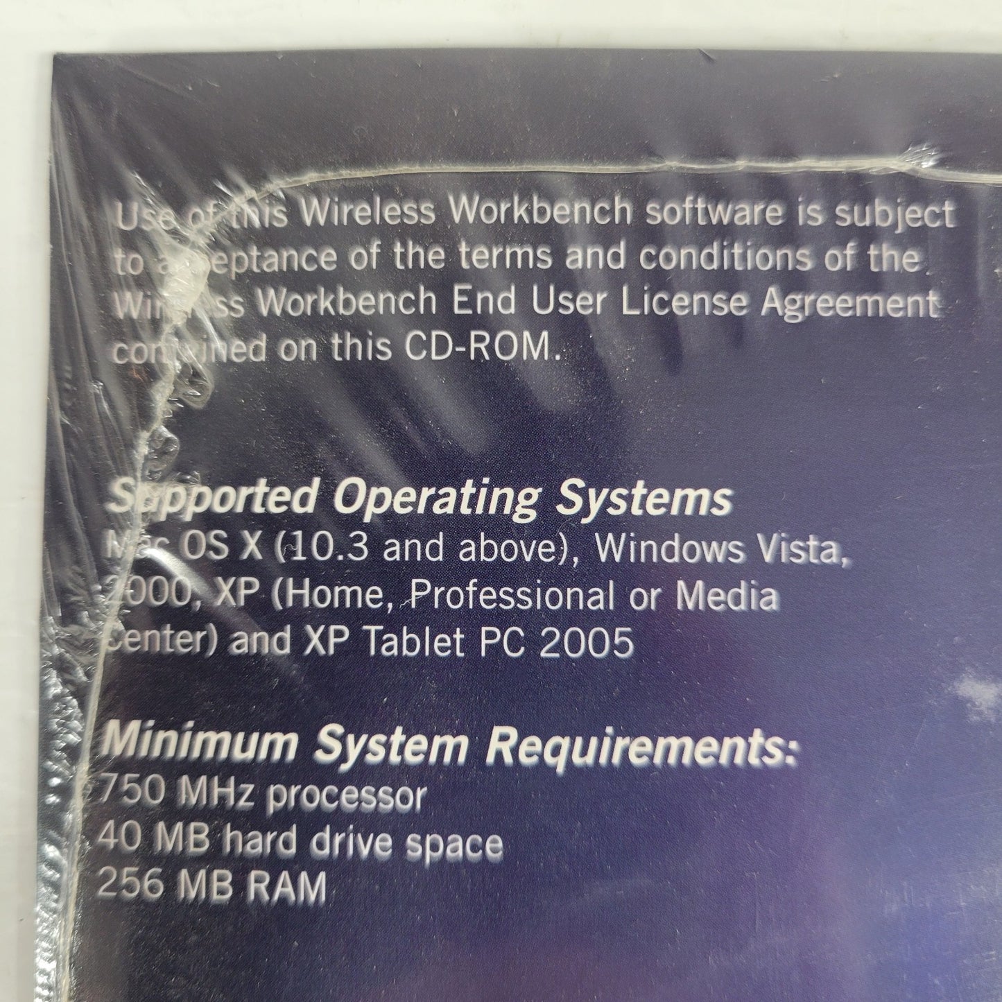 Shure WWB5 Wireless Wokbench Version 5.0.1 Software Install Disc CD 95E9098
