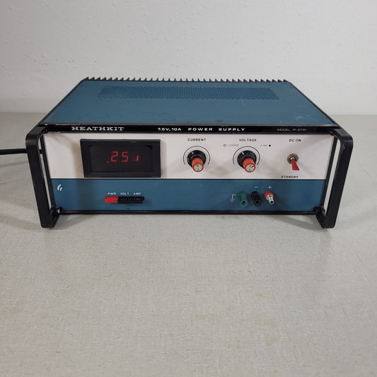 Heathkit HP-2731 DC Lab Bench Power Supply 7.5V 10A Adjustable Current Limiting