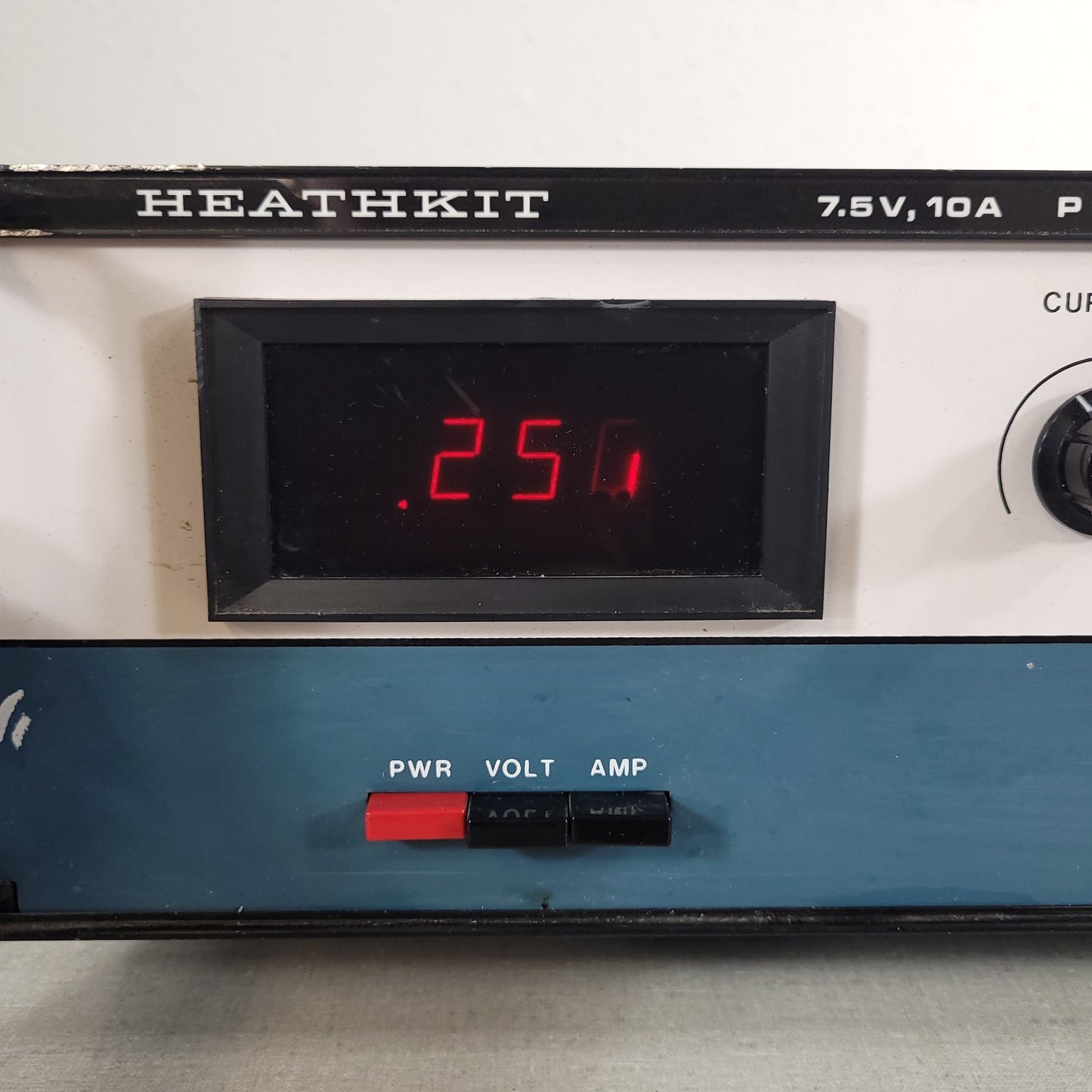 Heathkit HP-2731 DC Lab Bench Power Supply 7.5V 10A Adjustable Current Limiting