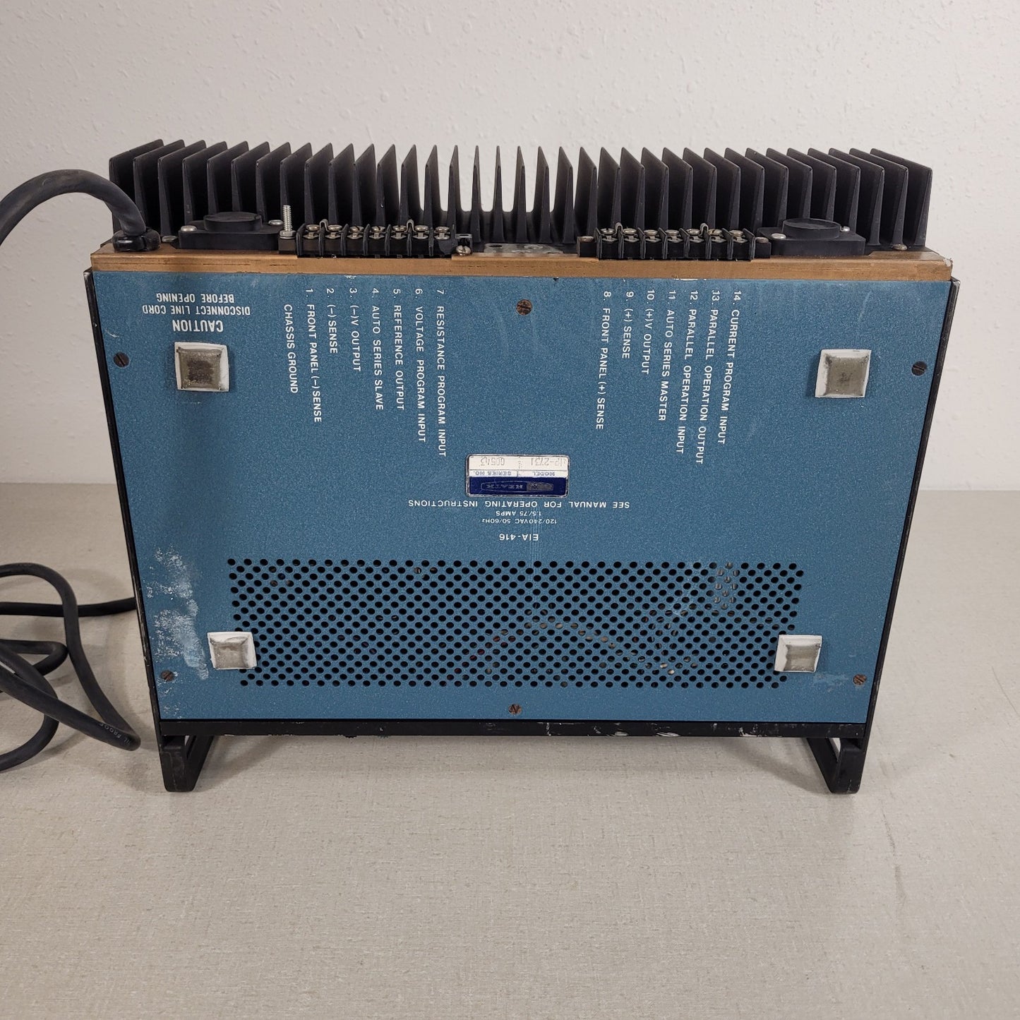 Heathkit HP-2731 DC Lab Bench Power Supply 7.5V 10A Adjustable Current Limiting