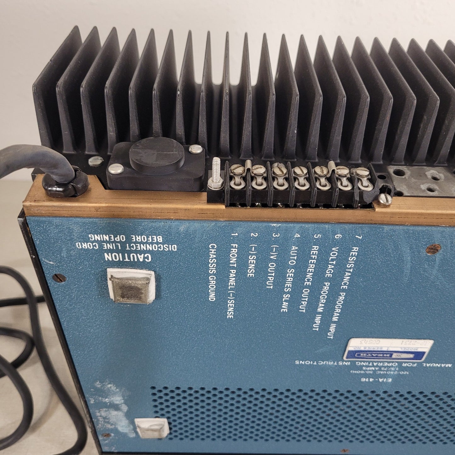Heathkit HP-2731 DC Lab Bench Power Supply 7.5V 10A Adjustable Current Limiting