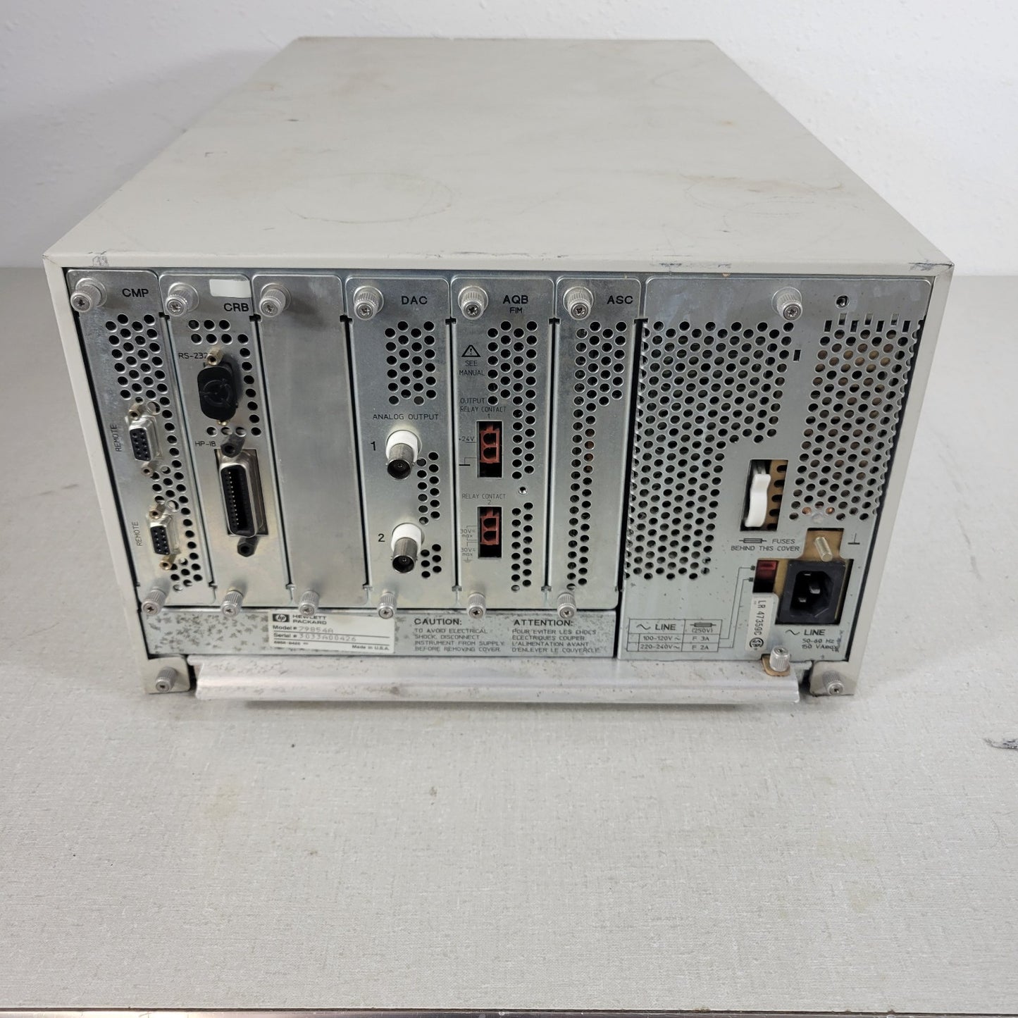 Hewlett-Packard 79854A HP Agilent 1050 Variable Wavelength Detector VWD Lab Unit