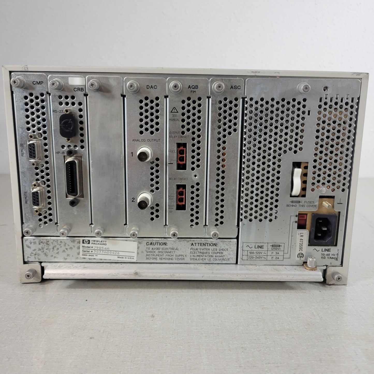 Hewlett-Packard 79854A HP Agilent 1050 Variable Wavelength Detector VWD Lab Unit