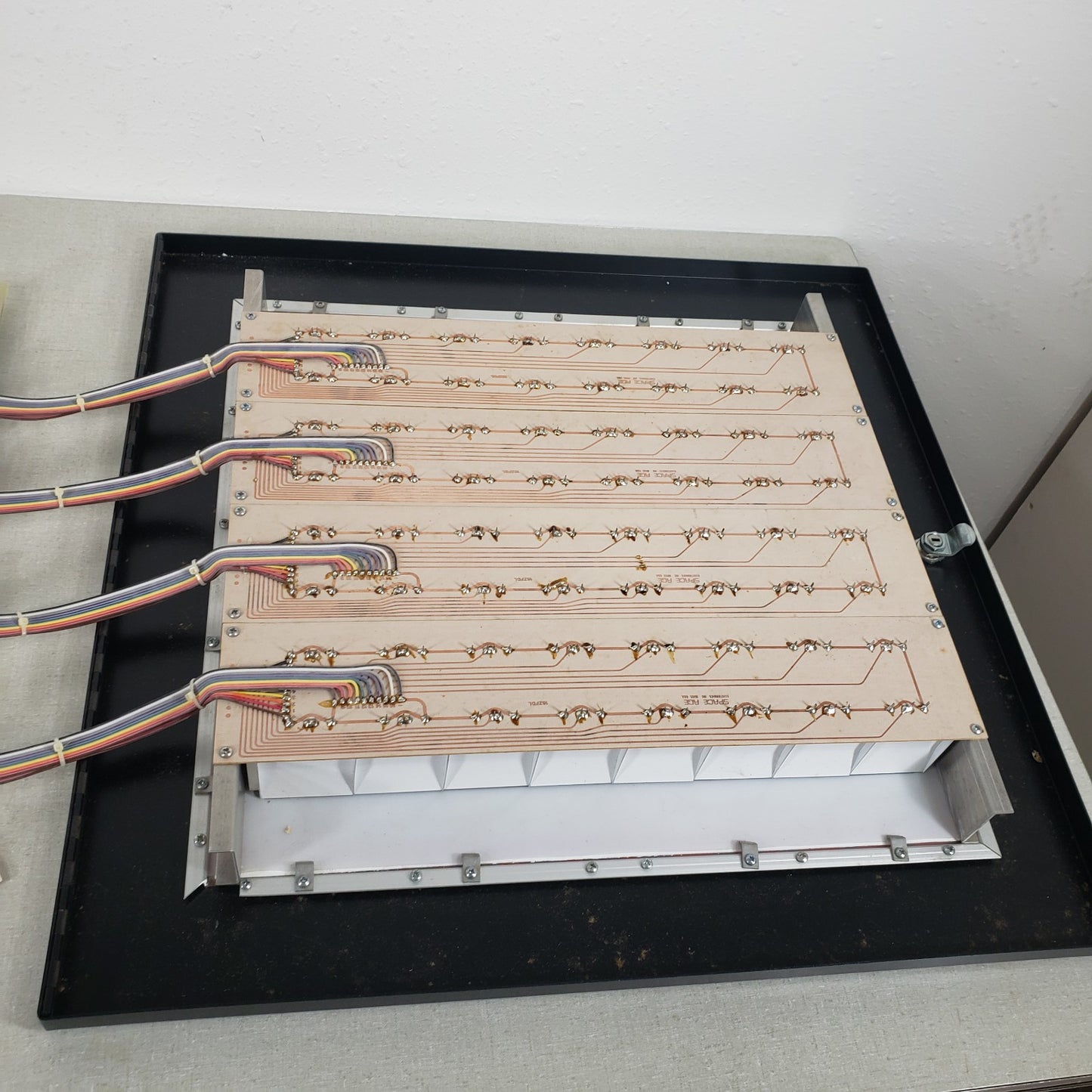 FCI ANN-BL-00 A-64 Backlit Tabular Annunciator 8x8 Grid RZA-A64 FACP Space Age