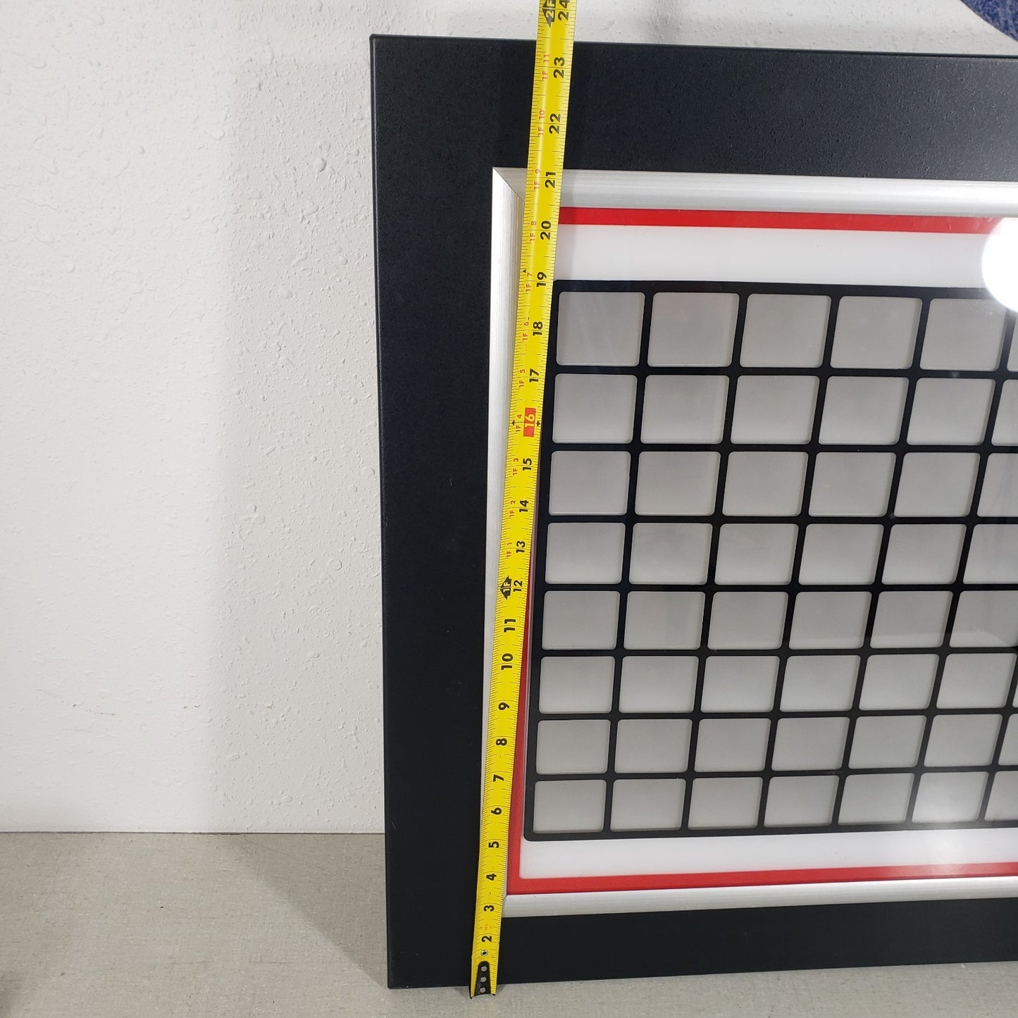 FCI ANN-BL-00 A-64 Backlit Tabular Annunciator 8x8 Grid RZA-A64 FACP Space Age