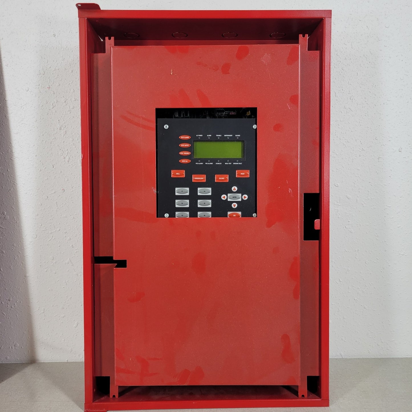 Fike Protection 10-2525 Fire Alarm System Control Panel Cabinet Cyber Cat 254