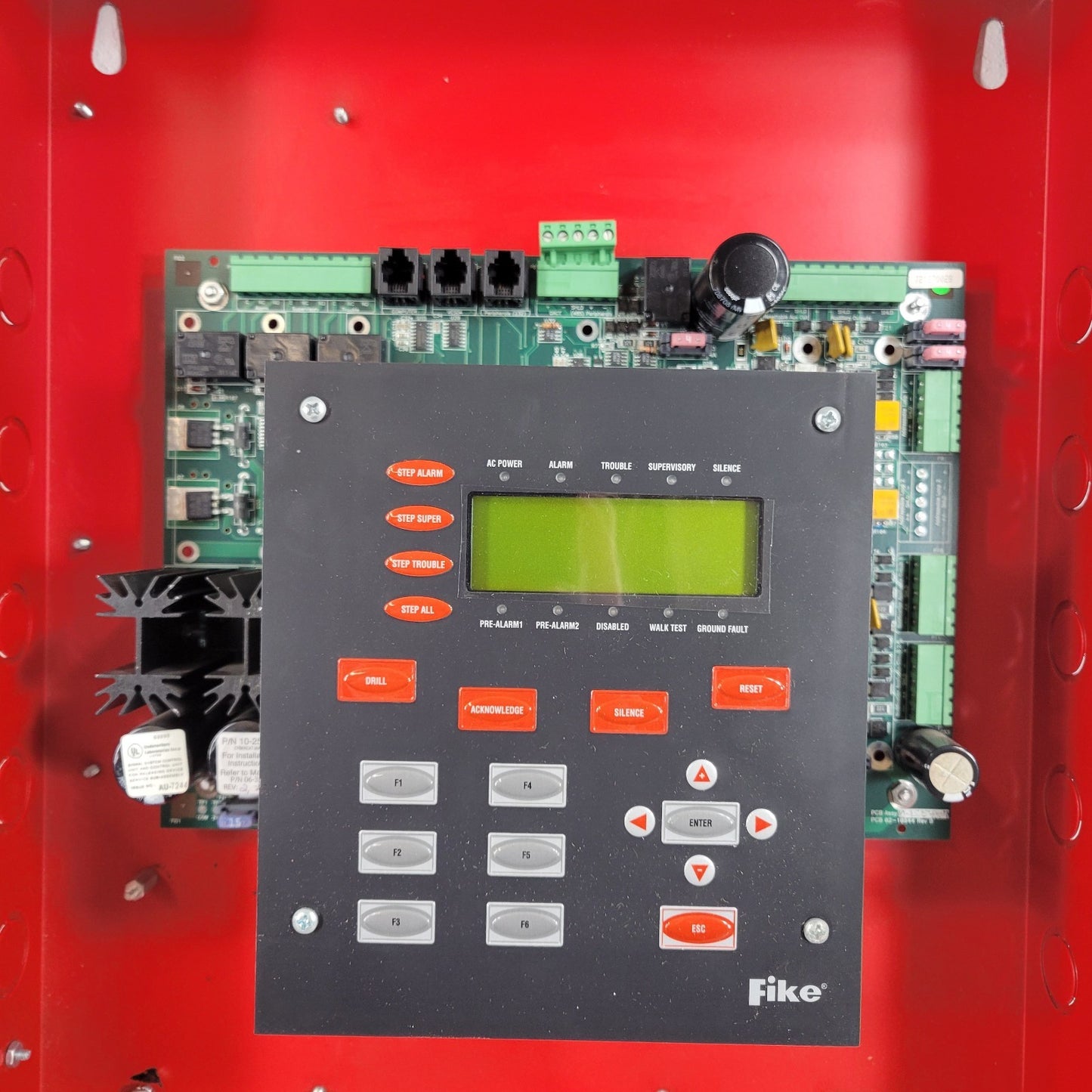 Fike Protection 10-2525 Fire Alarm System Control Panel Cabinet Cyber Cat 254