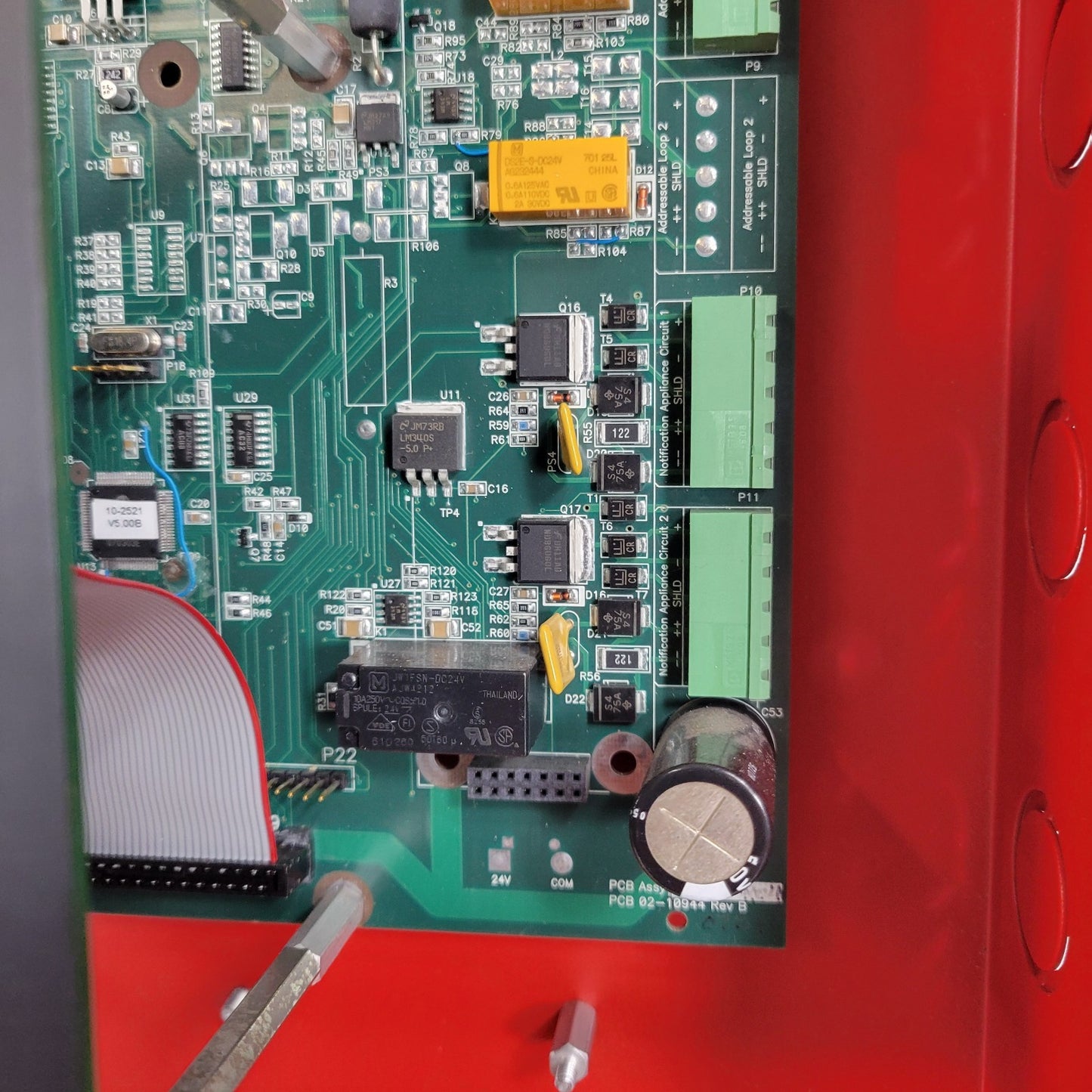 Fike Protection 10-2525 Fire Alarm System Control Panel Cabinet Cyber Cat 254