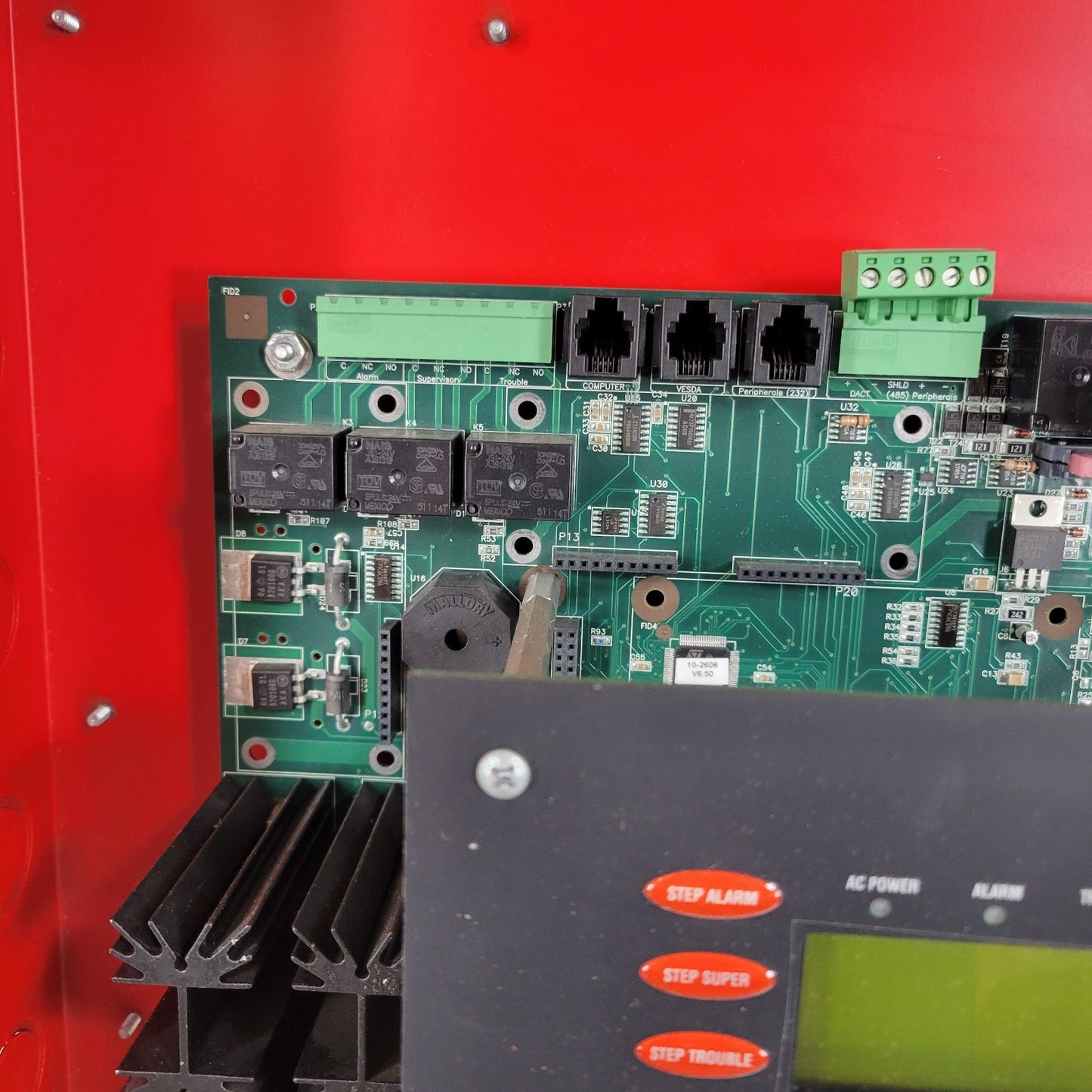 Fike Protection 10-2525 Fire Alarm System Control Panel Cabinet Cyber Cat 254