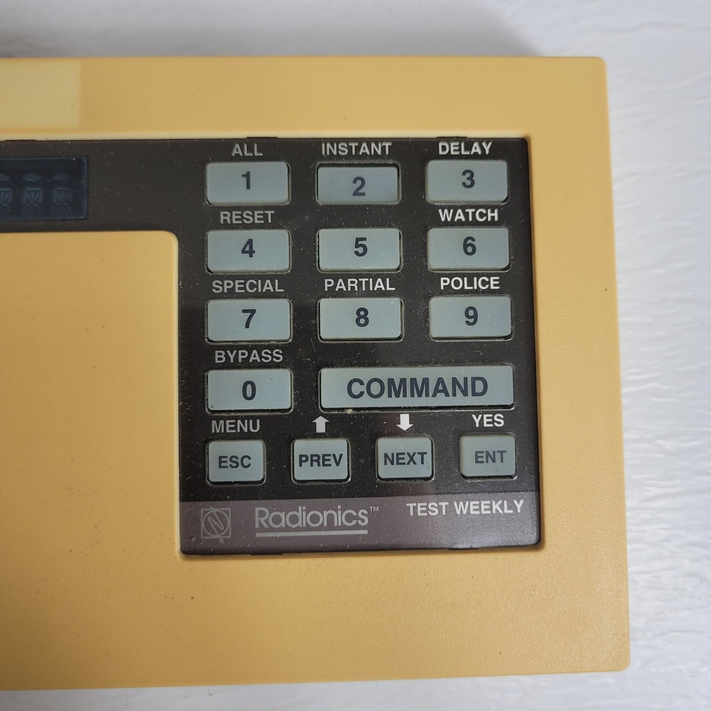 Bosch Radionics D1255 Alpha Numeric Command Center Alarm Keypad